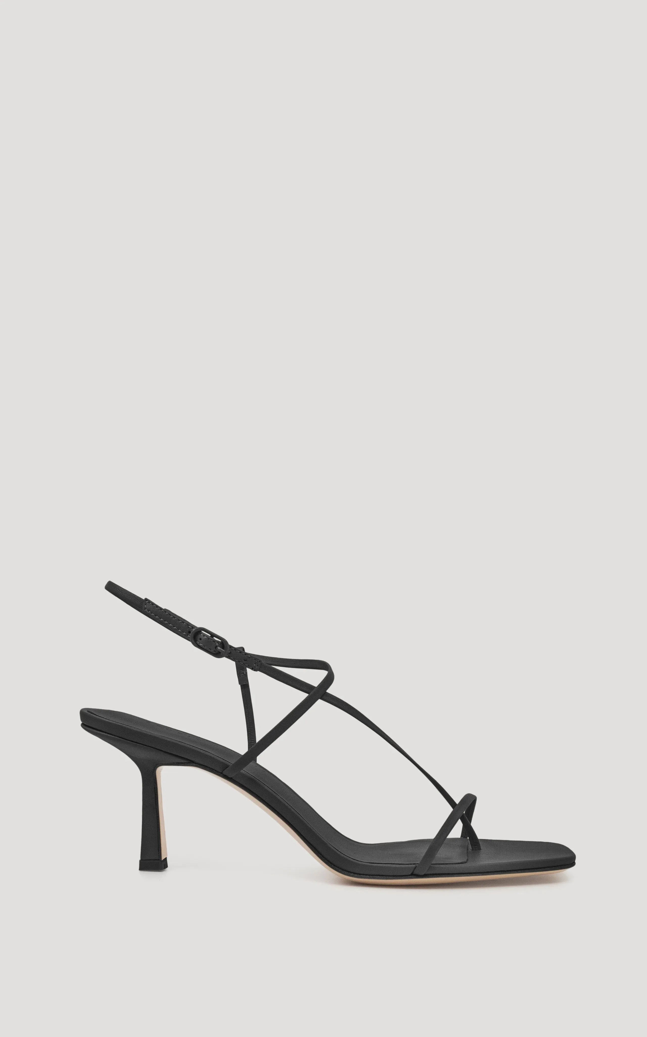 Studio Amelia Cross Front 70 Heel in Black