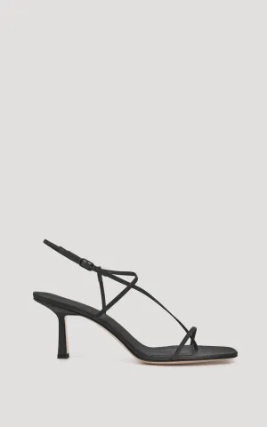 Studio Amelia Cross Front 70 Heel in Black