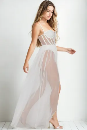 StylinArts Elegant Muse Marcy Mesh Lingerie Costume