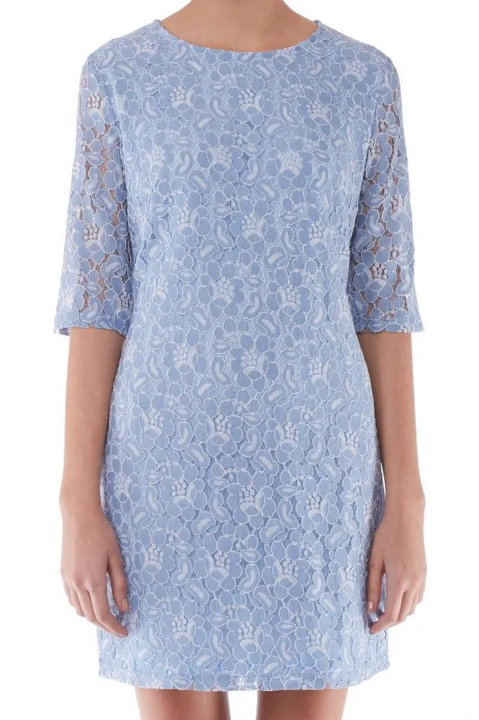Sugarhill Boutique Ladies Blue Lace Tunic