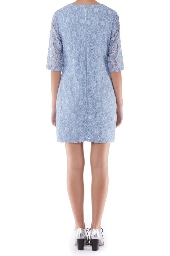 Sugarhill Boutique Ladies Blue Lace Tunic