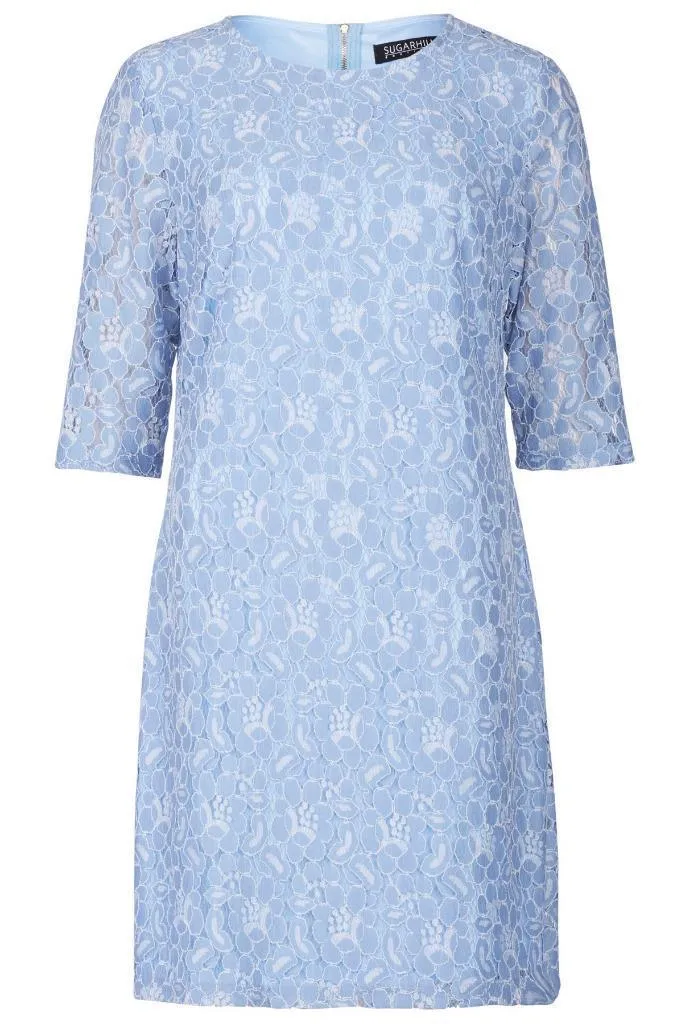 Sugarhill Boutique Ladies Blue Lace Tunic