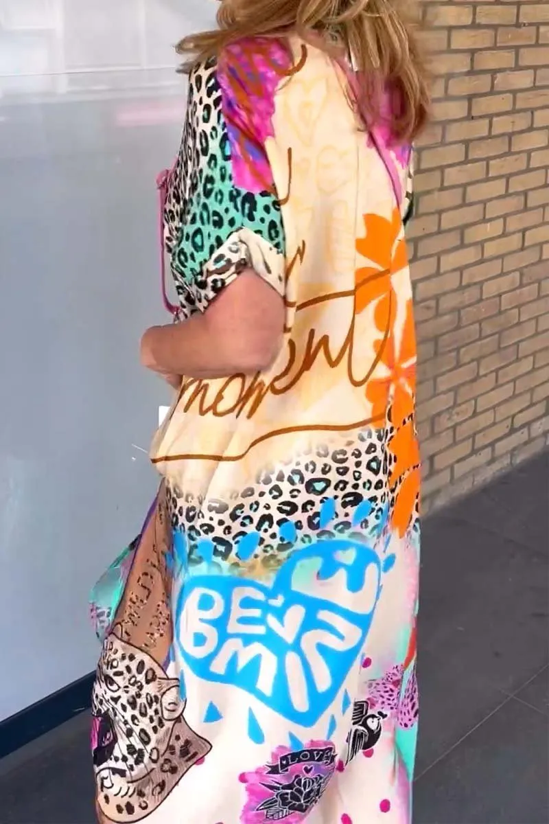 Sylis | Casual Dress with Leopard Print