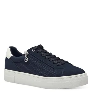 Tamaris Womens Navy Lace-up Shoe 1-23313-41