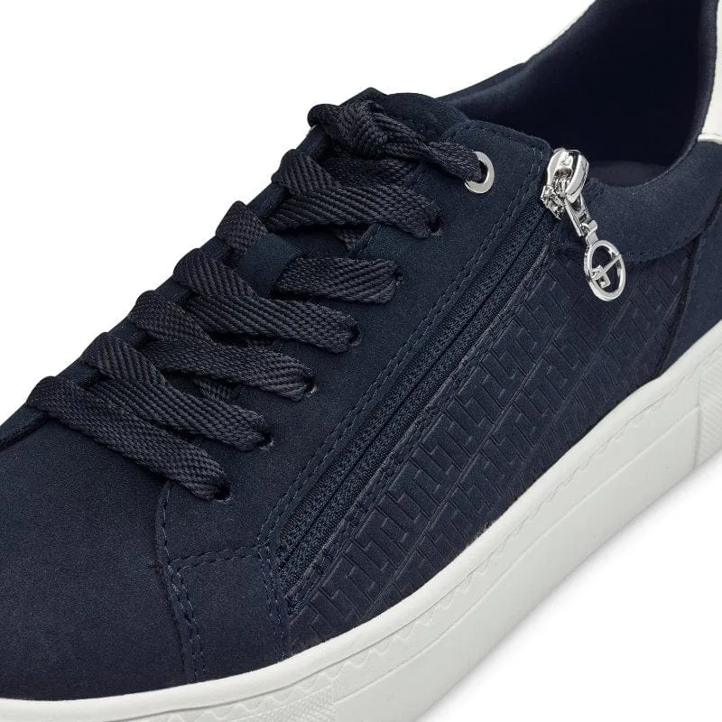 Tamaris Womens Navy Lace-up Shoe 1-23313-41