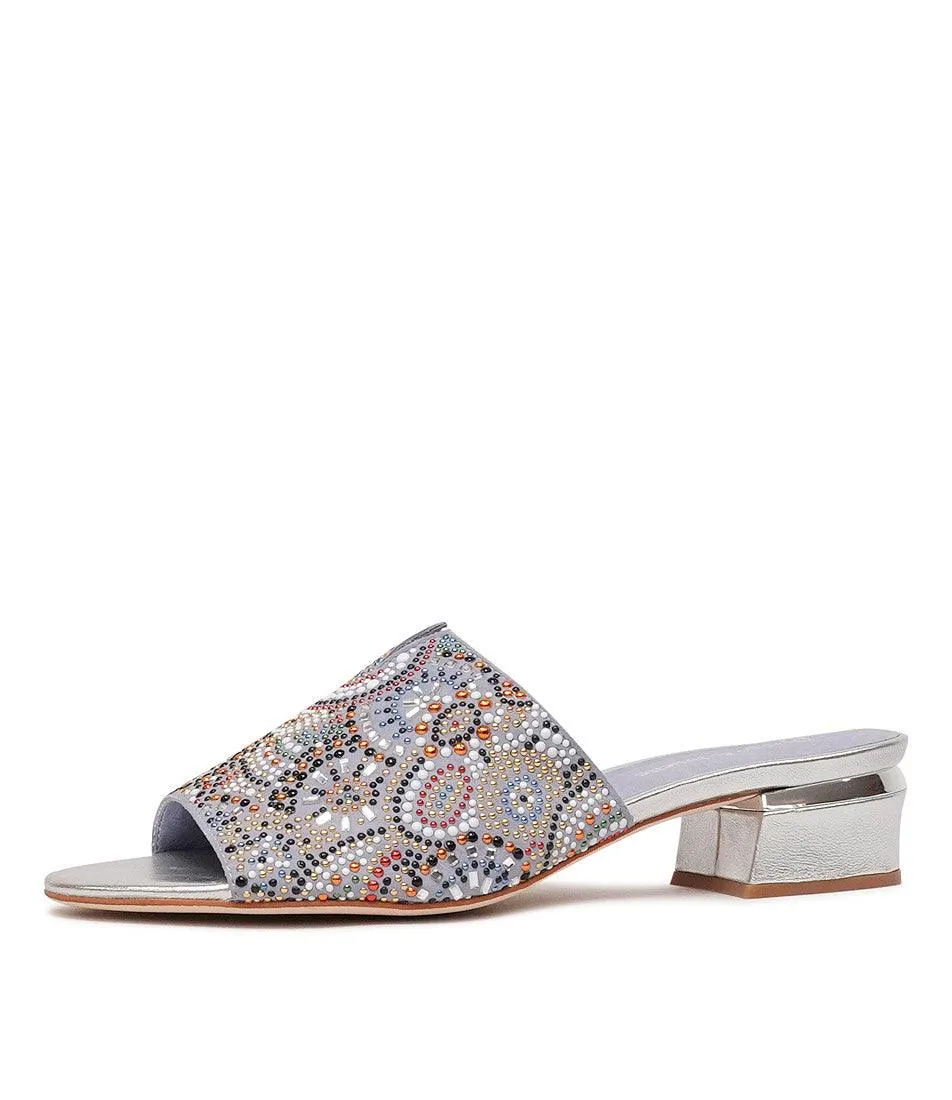 Tammy Denim Suede Heels