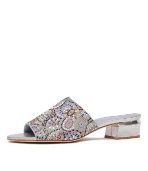 Tammy Denim Suede Heels
