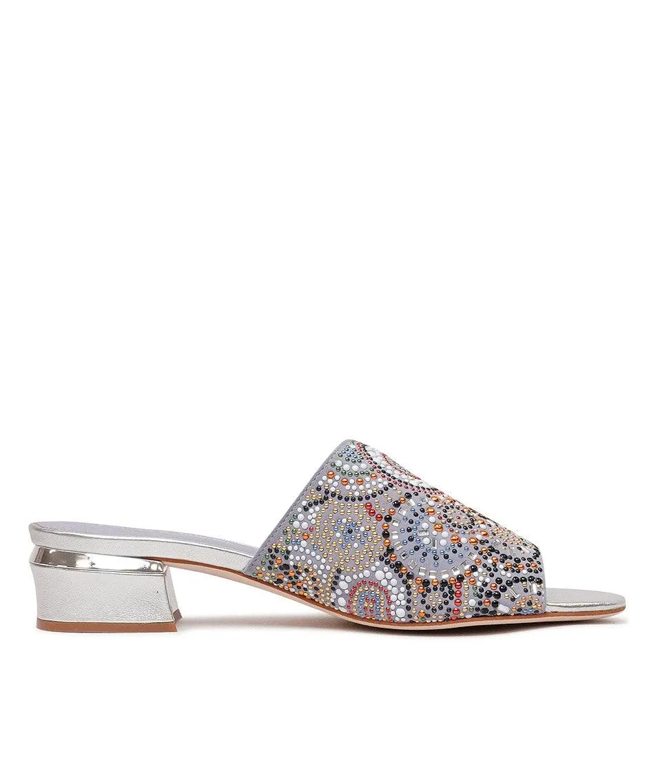 Tammy Denim Suede Heels