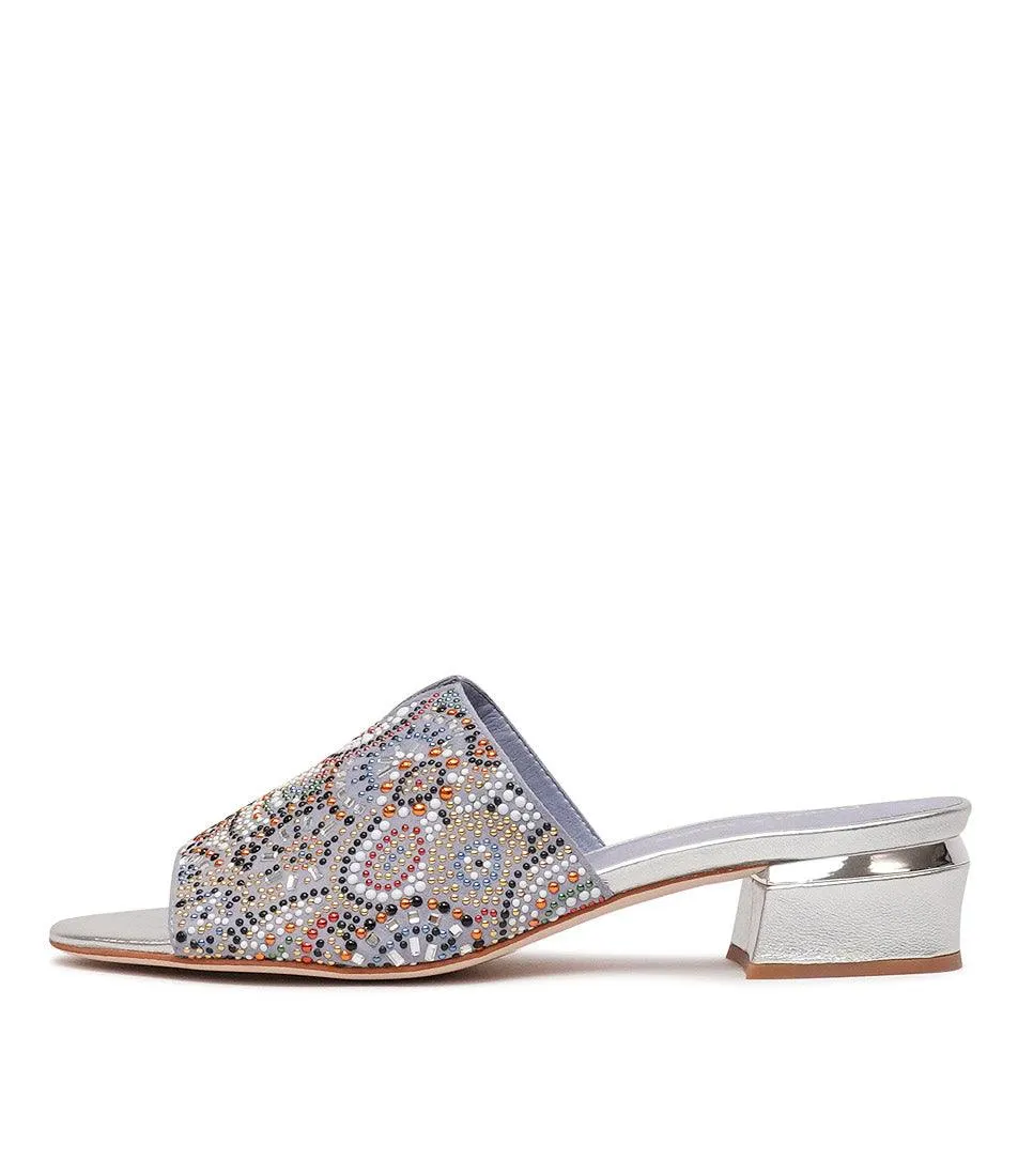 Tammy Denim Suede Heels