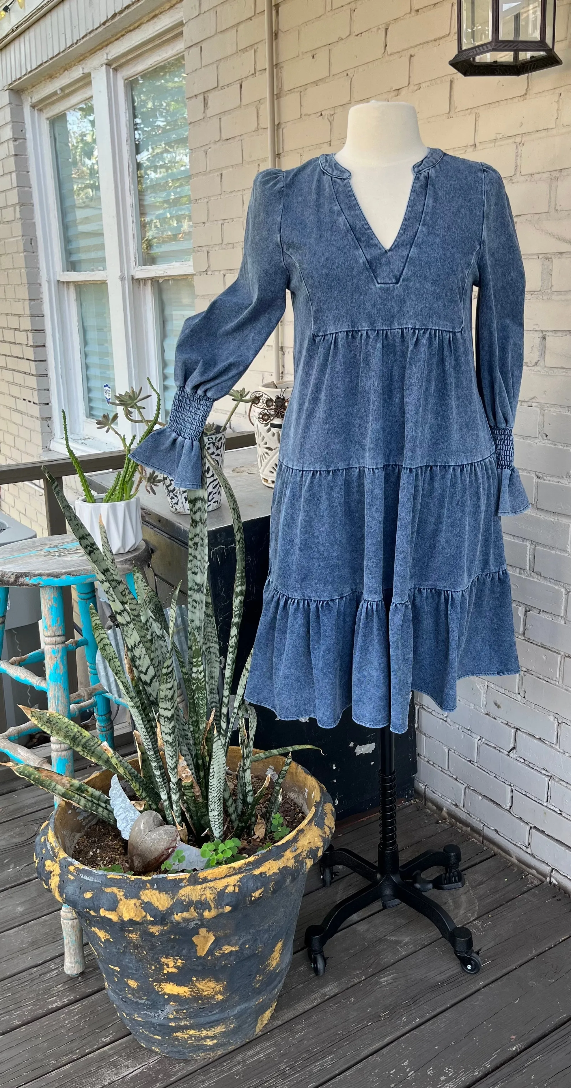 The Perfect Little Denim Dress