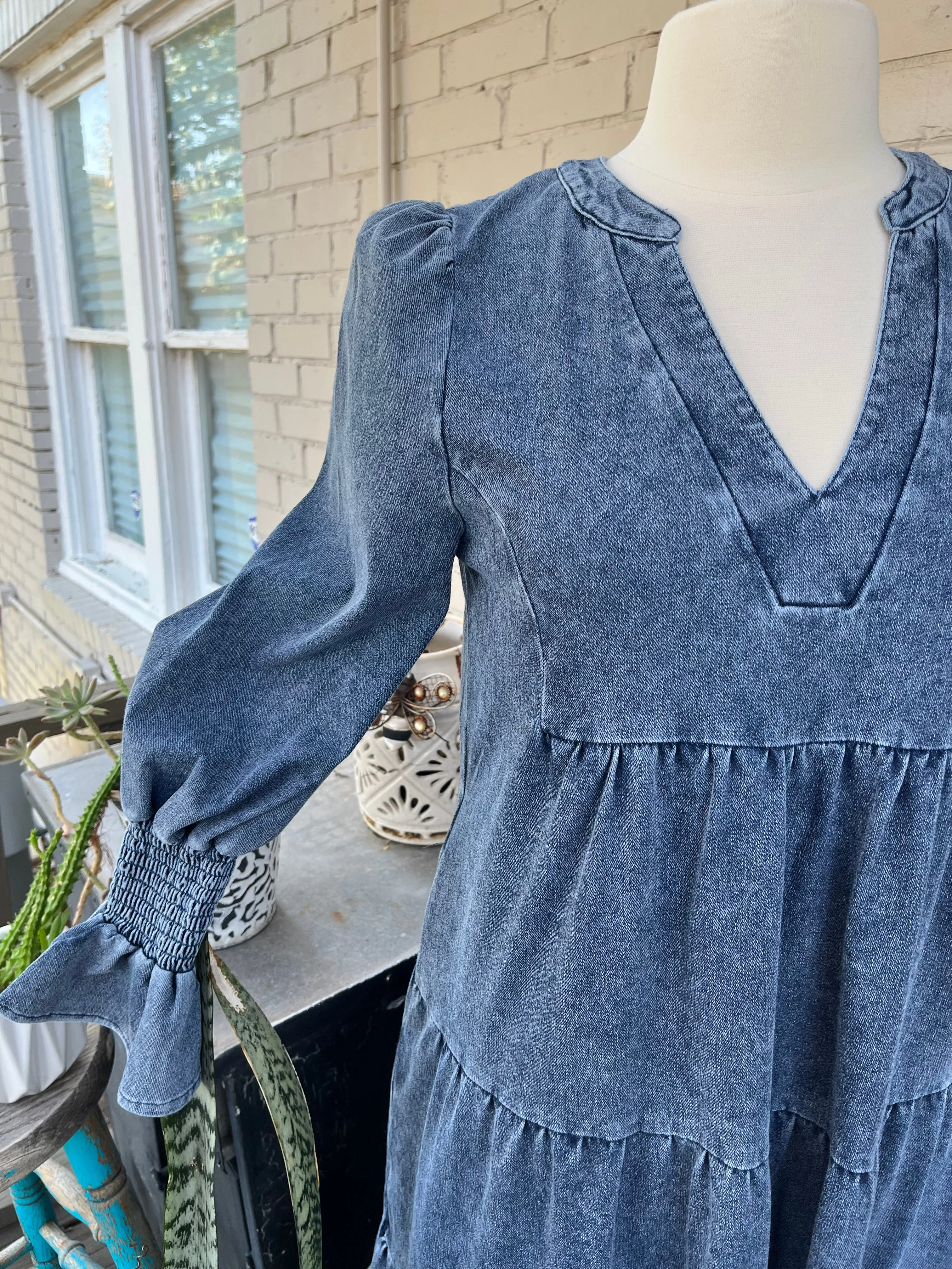 The Perfect Little Denim Dress