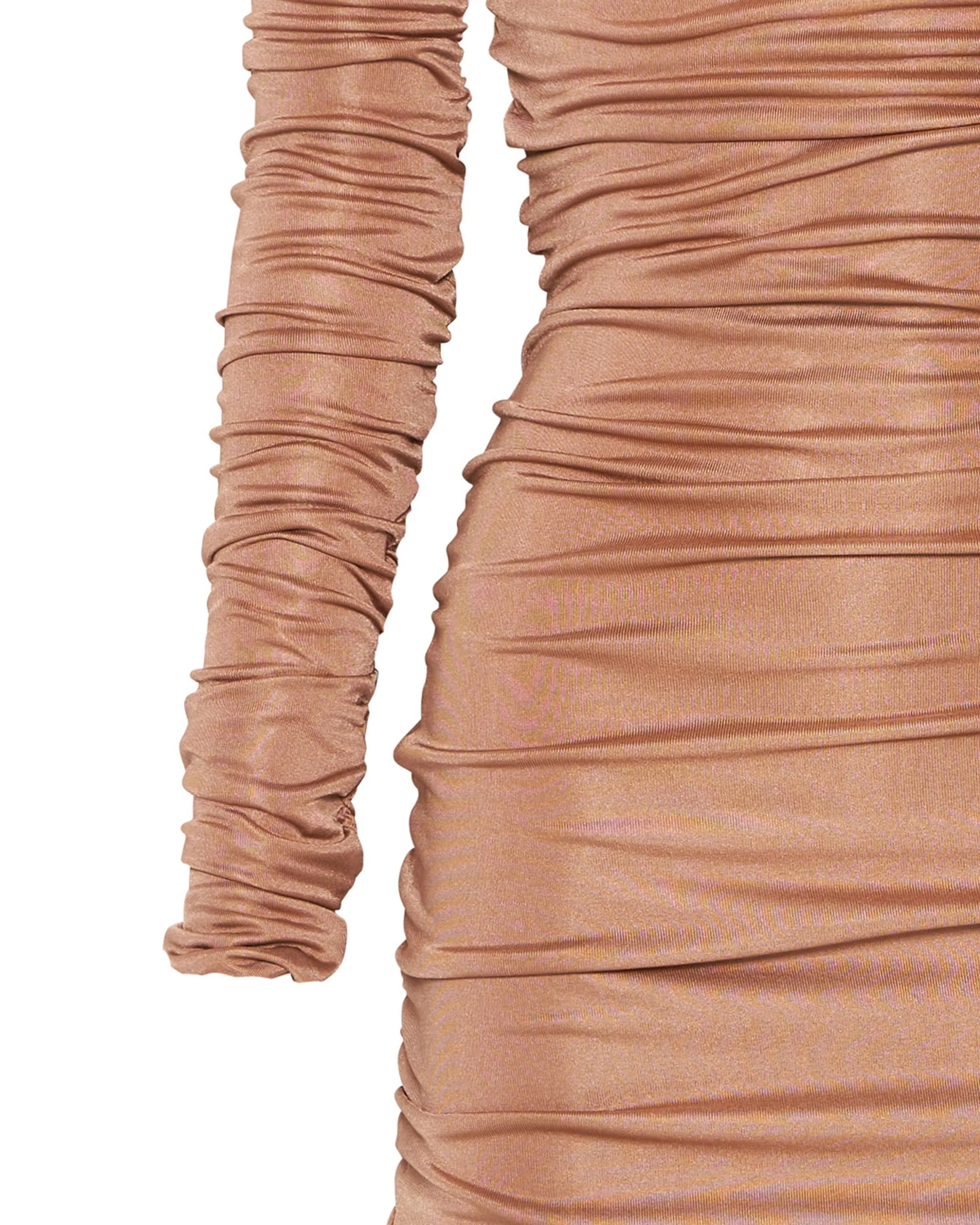 Third Form Lead On L/S Mini Dress - Blushing