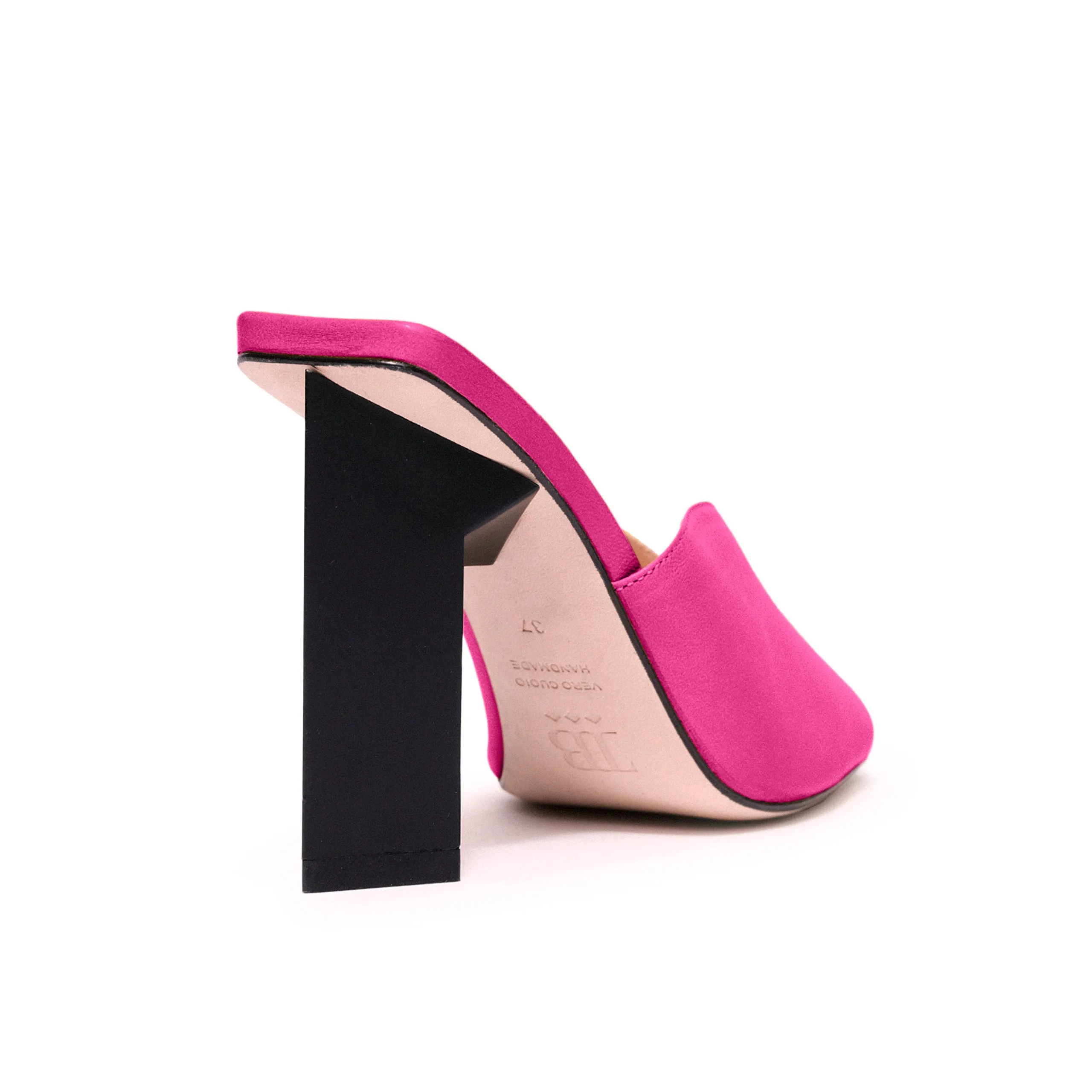 Tiffany Mule High Heels in Pink