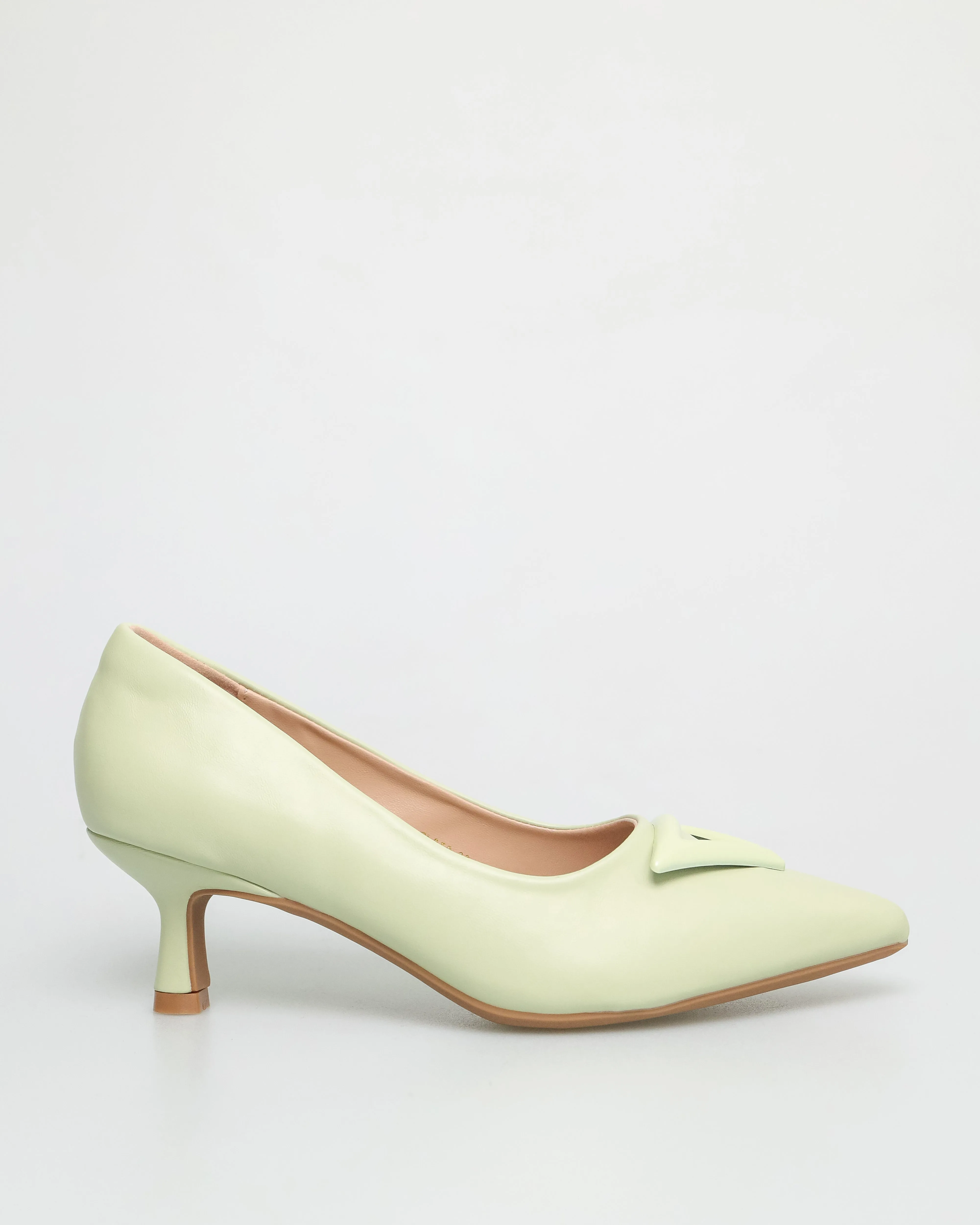 Tomaz FL052 Ladies Triangle Gem Kitten Heels