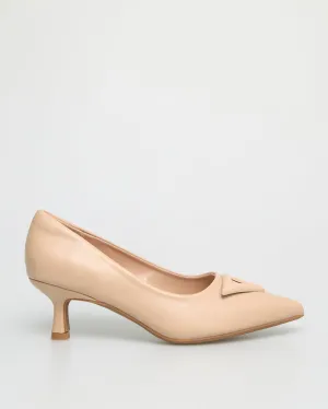 Tomaz FL052 Ladies Triangle Gem Kitten Heels