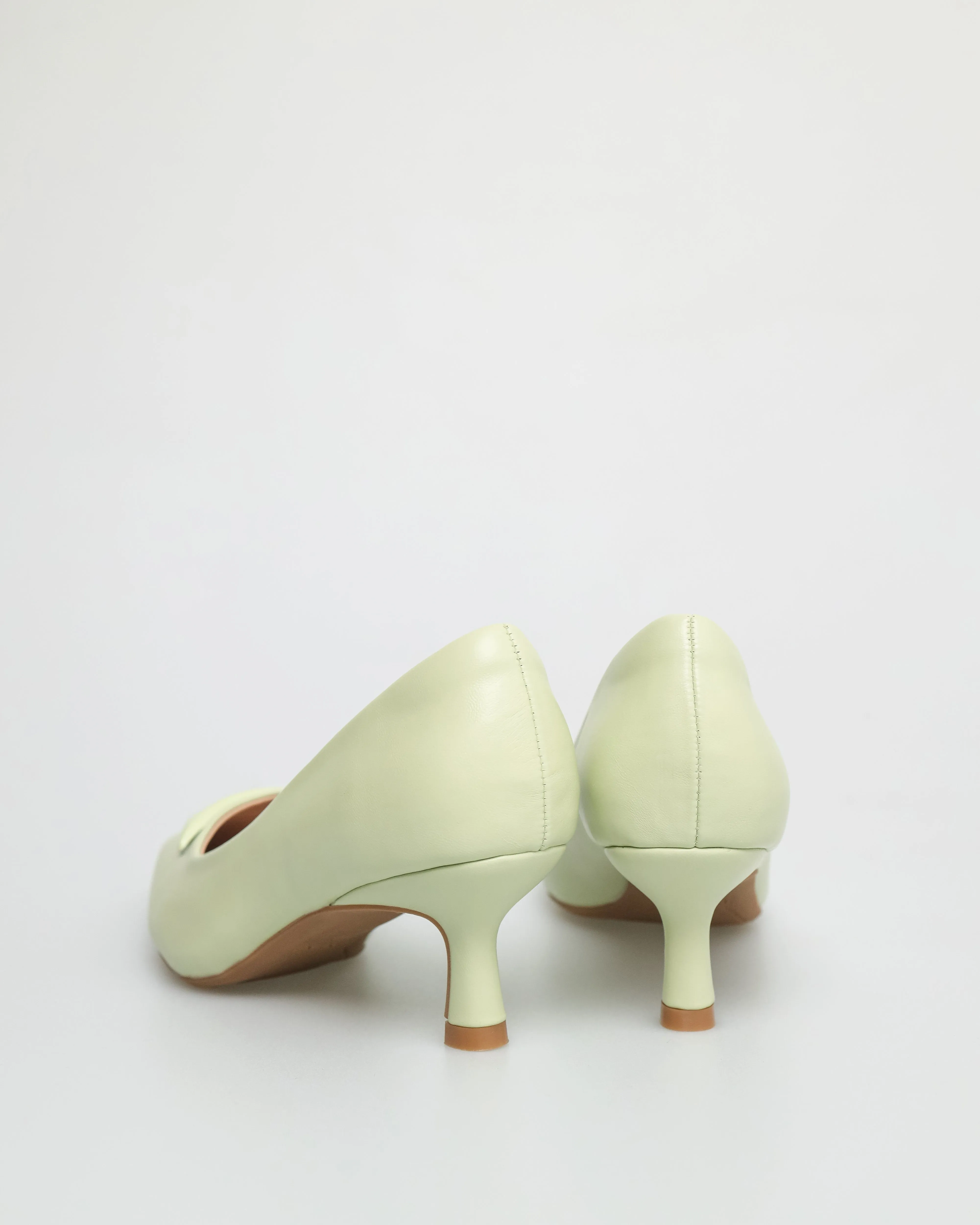Tomaz FL052 Ladies Triangle Gem Kitten Heels