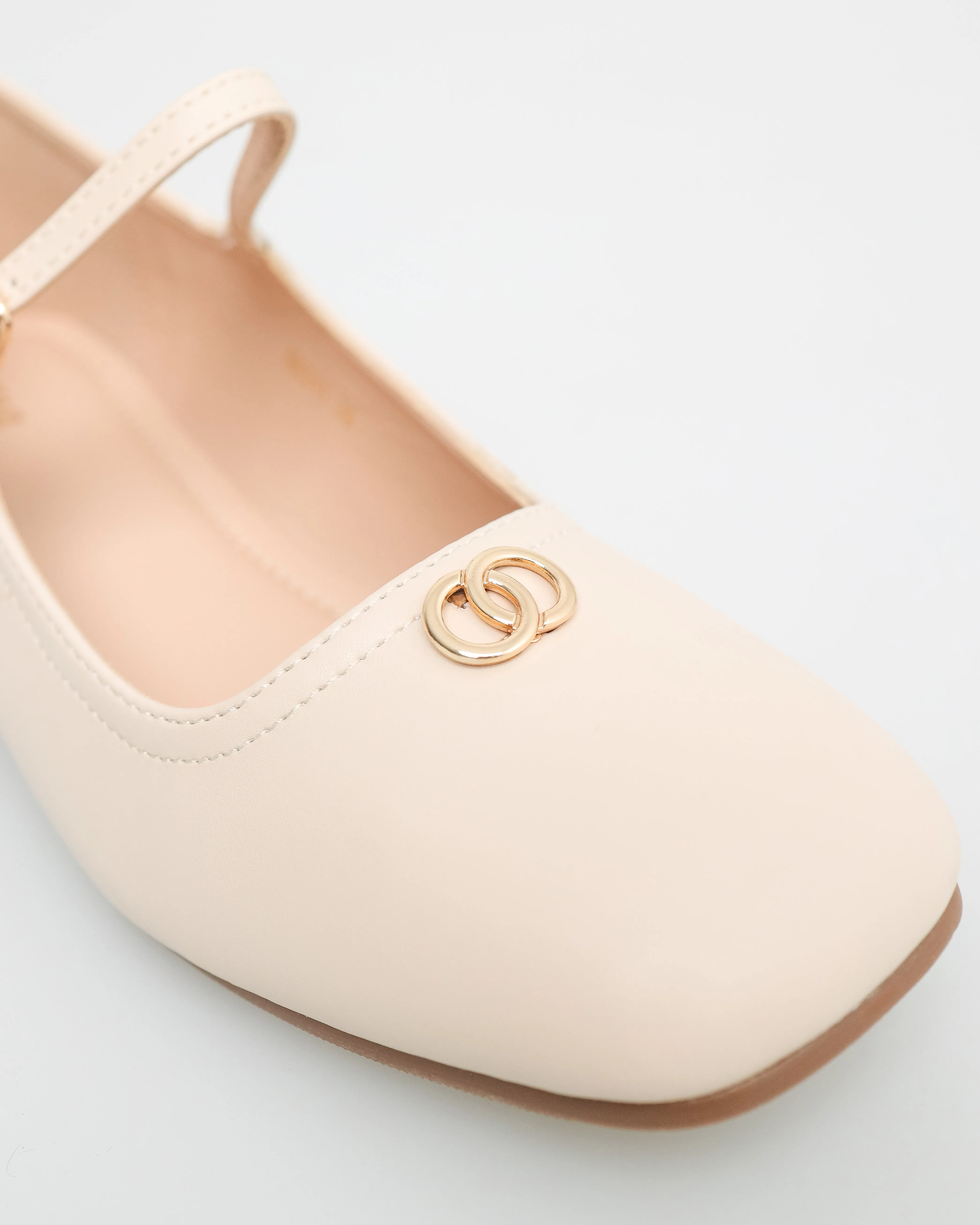 Tomaz NN211 Ladies Double Hoop Mary Janes Low Heels