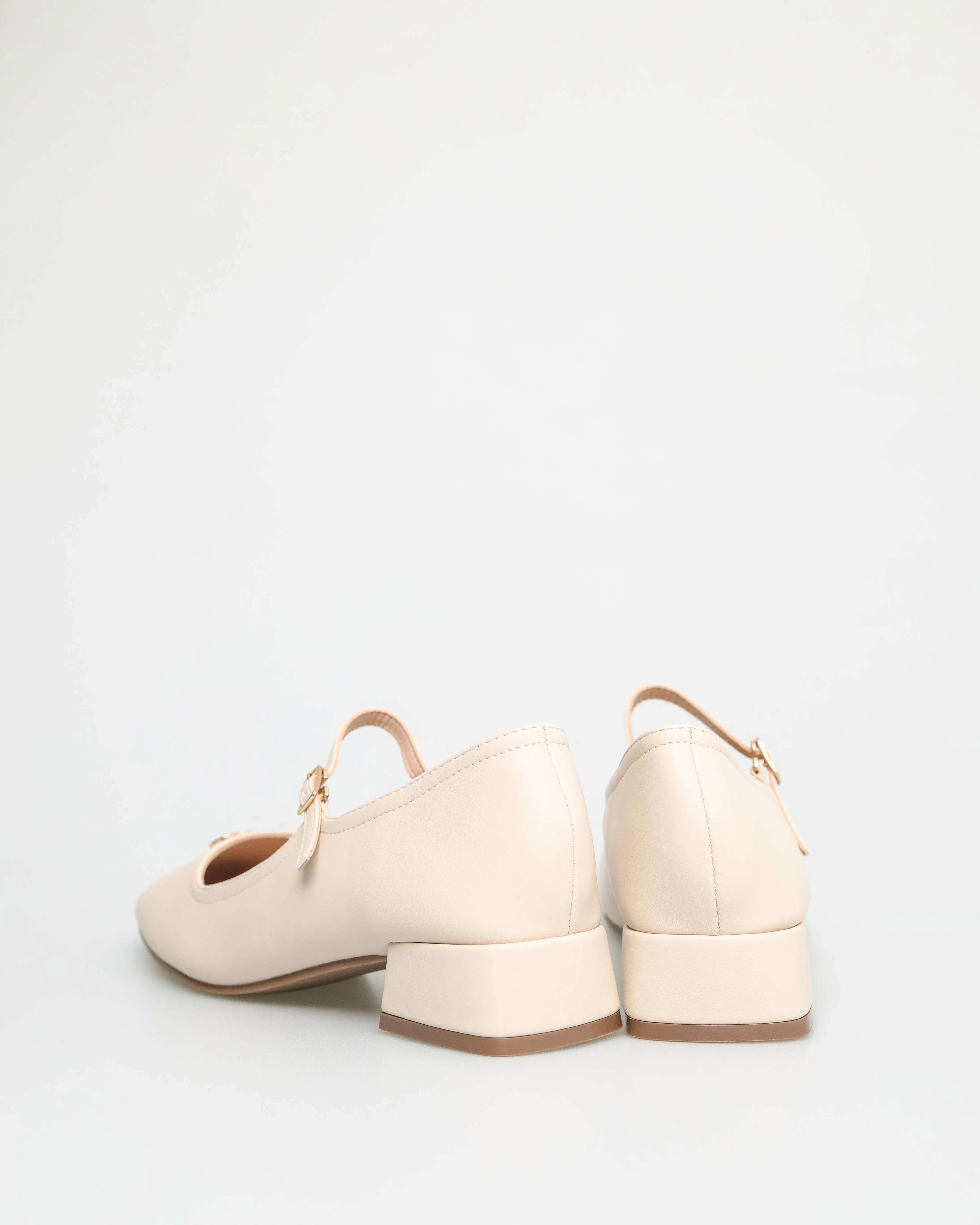 Tomaz NN211 Ladies Double Hoop Mary Janes Low Heels