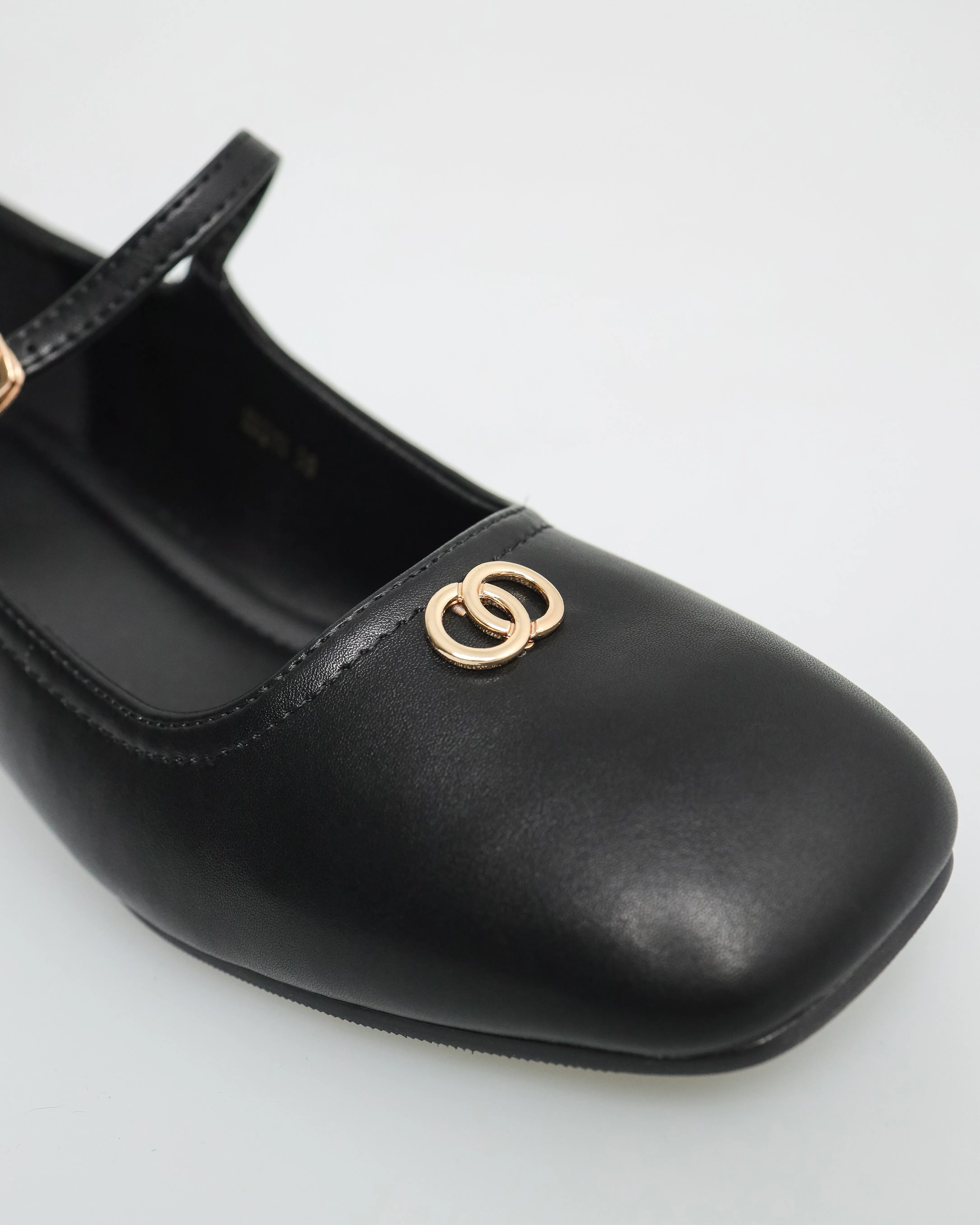 Tomaz NN211 Ladies Double Hoop Mary Janes Low Heels