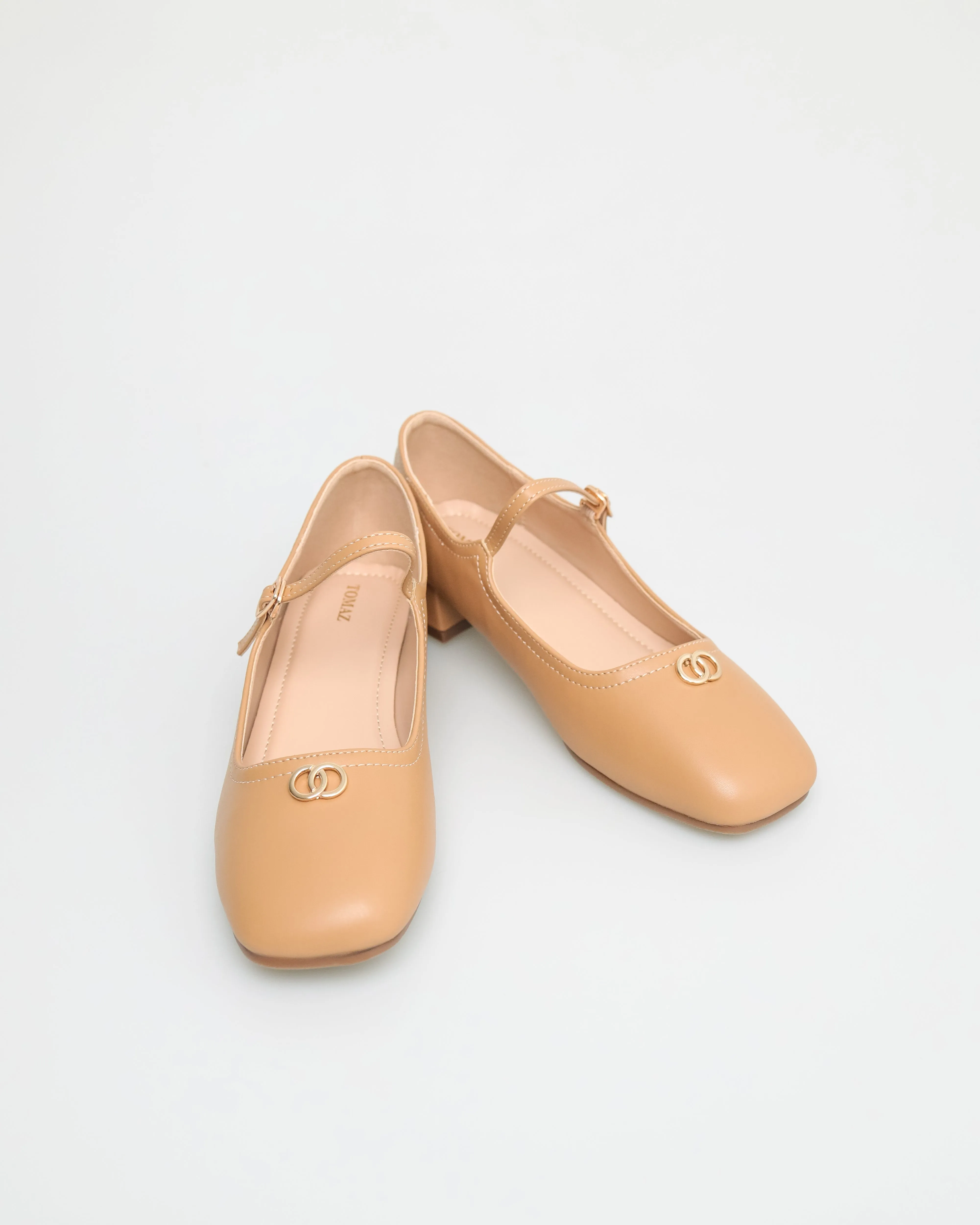 Tomaz NN211 Ladies Double Hoop Mary Janes Low Heels