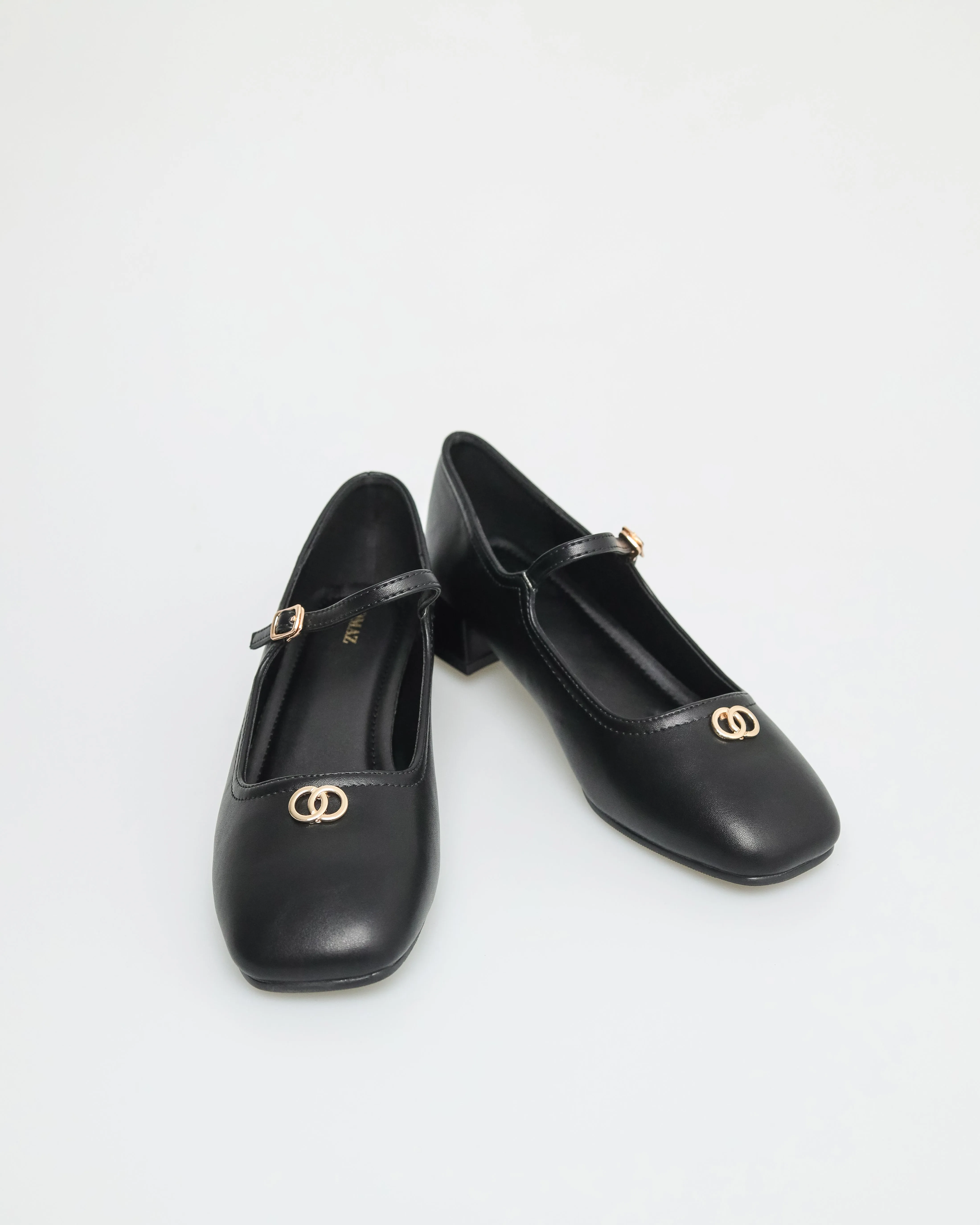 Tomaz NN211 Ladies Double Hoop Mary Janes Low Heels