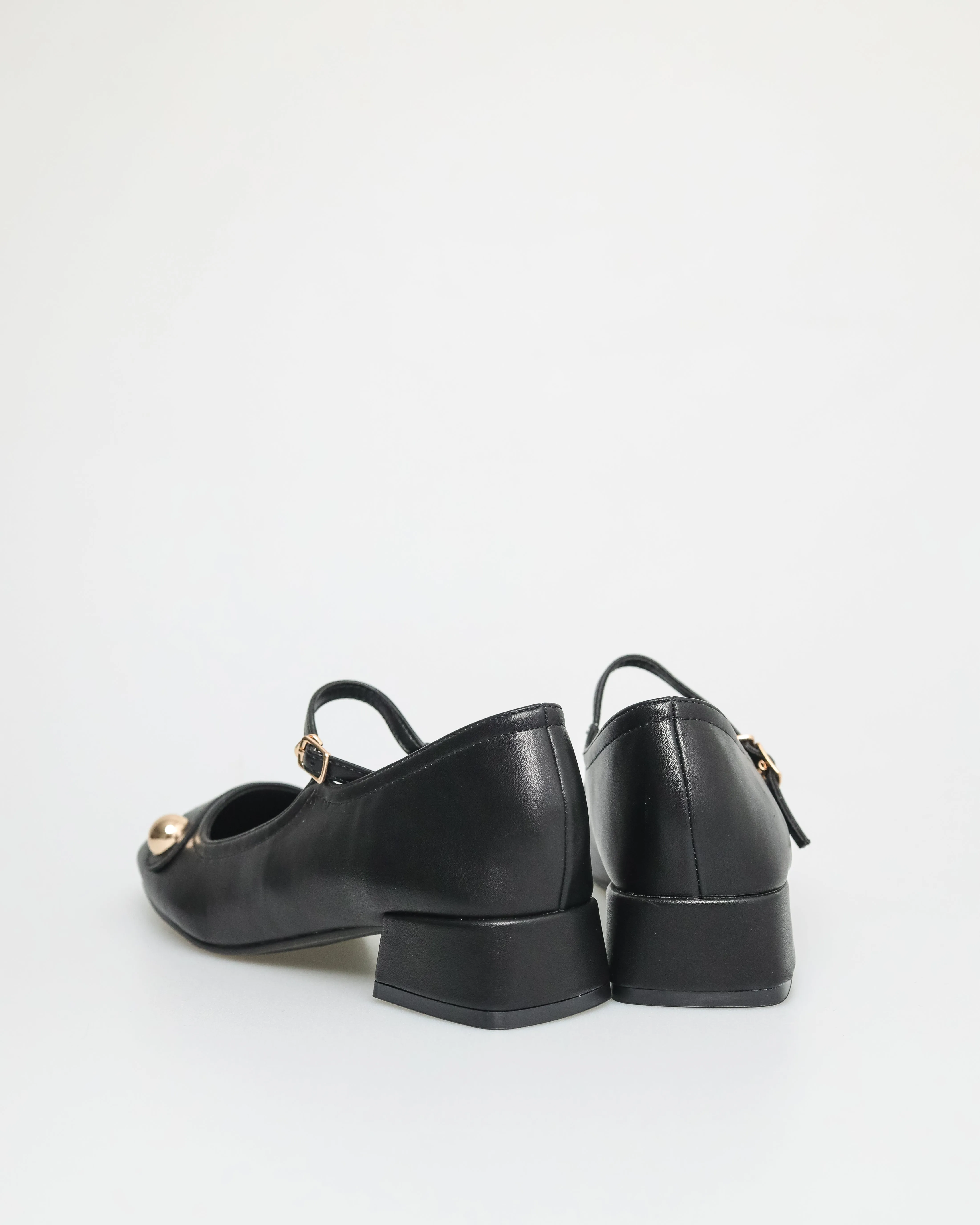Tomaz NN212 Ladies Button Mary Janes Low Heels