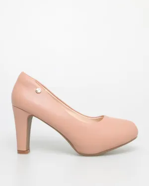 Tomaz NN334 Ladies Simple T Emblem Heels