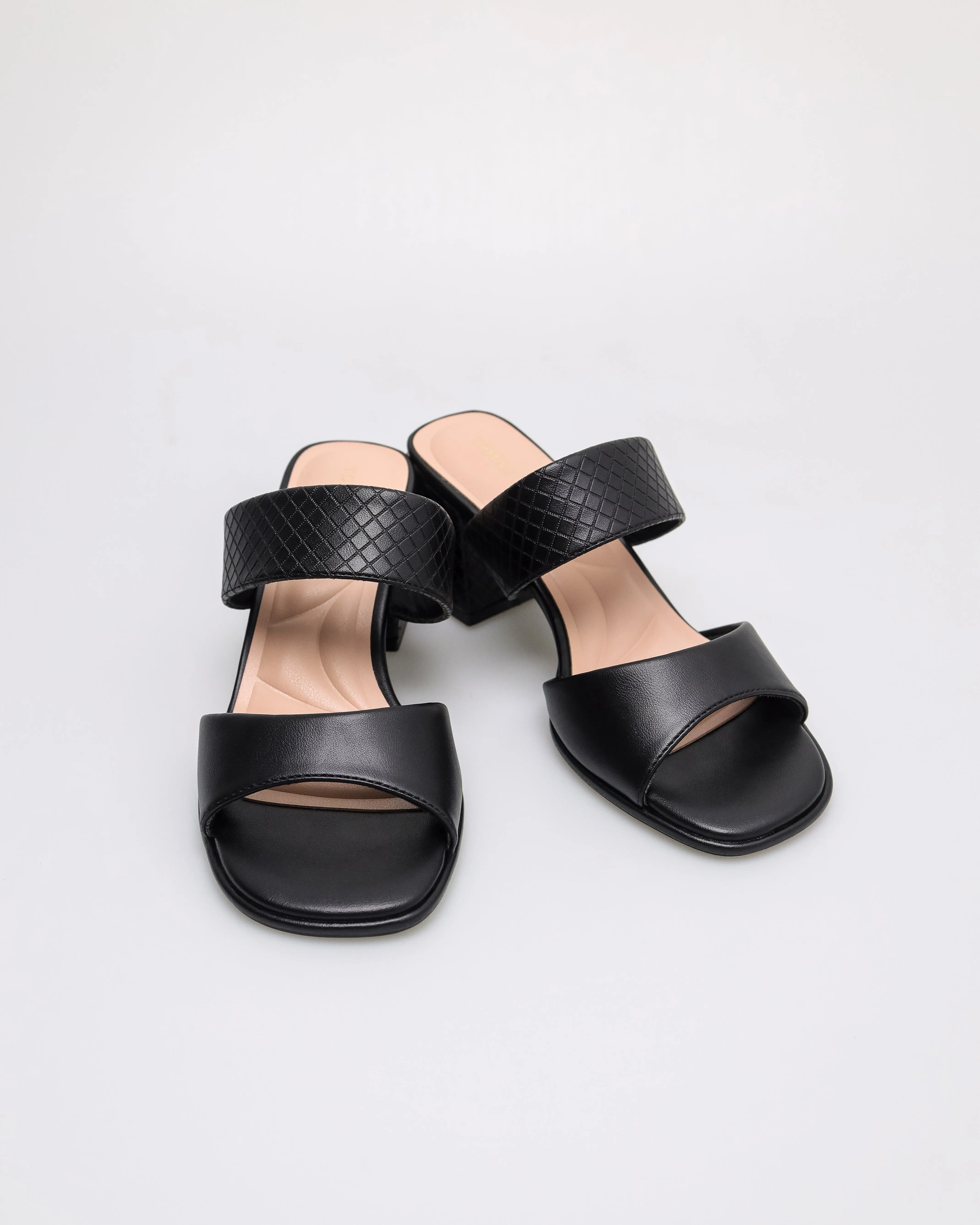 Tomaz NN369 Ladies Quilted Block Heels