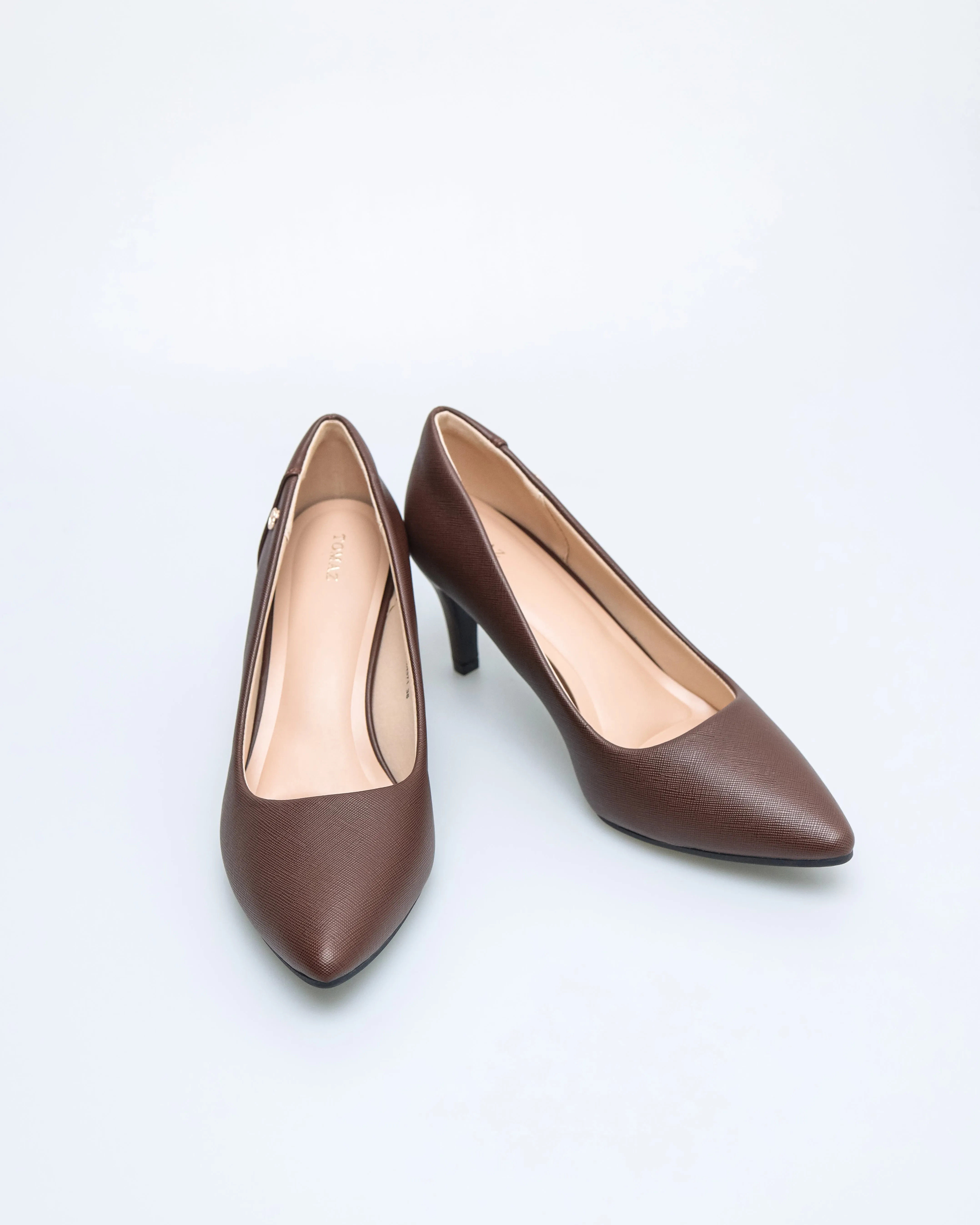Tomaz NN371 Ladies Textured Pointy Heels