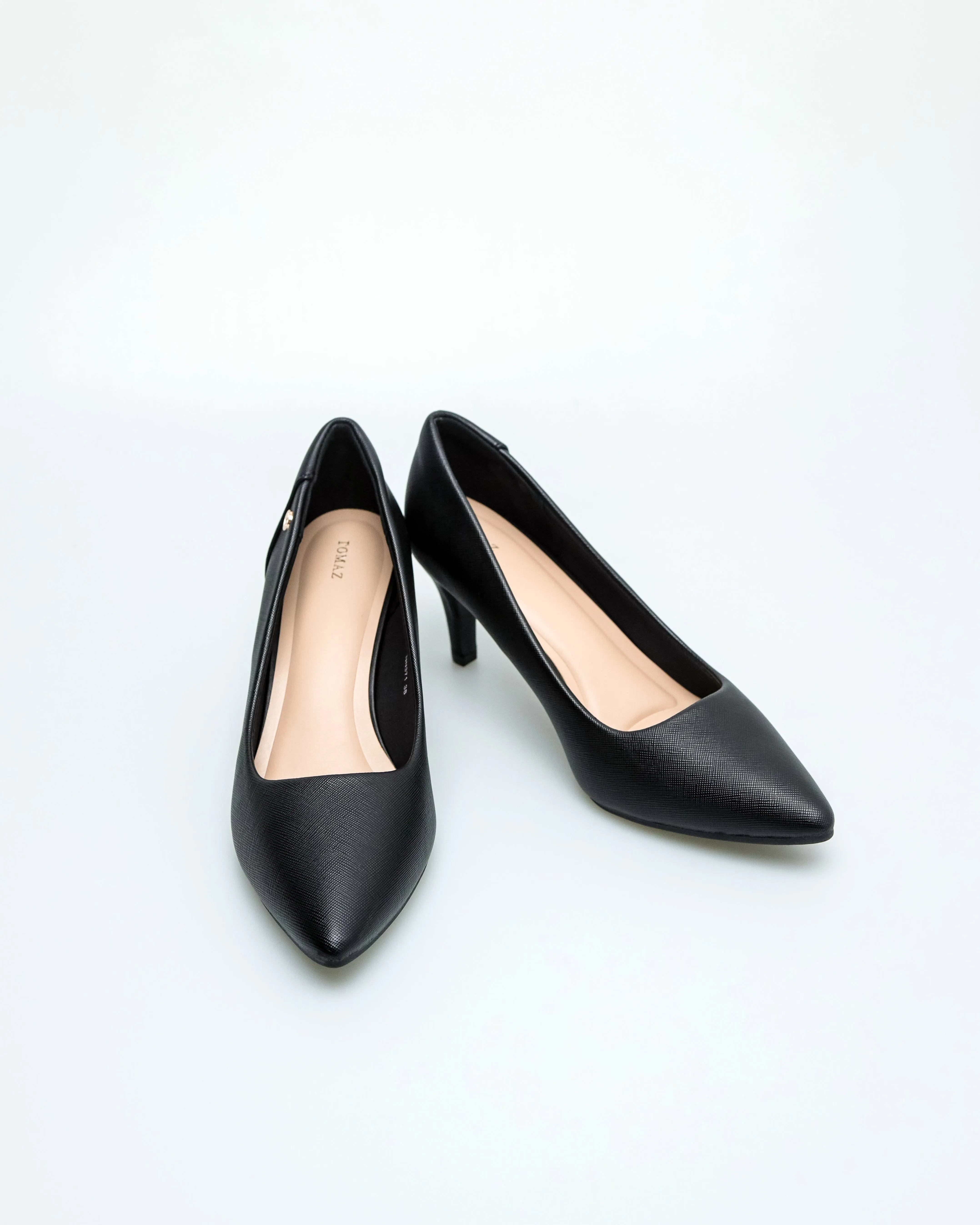 Tomaz NN371 Ladies Textured Pointy Heels