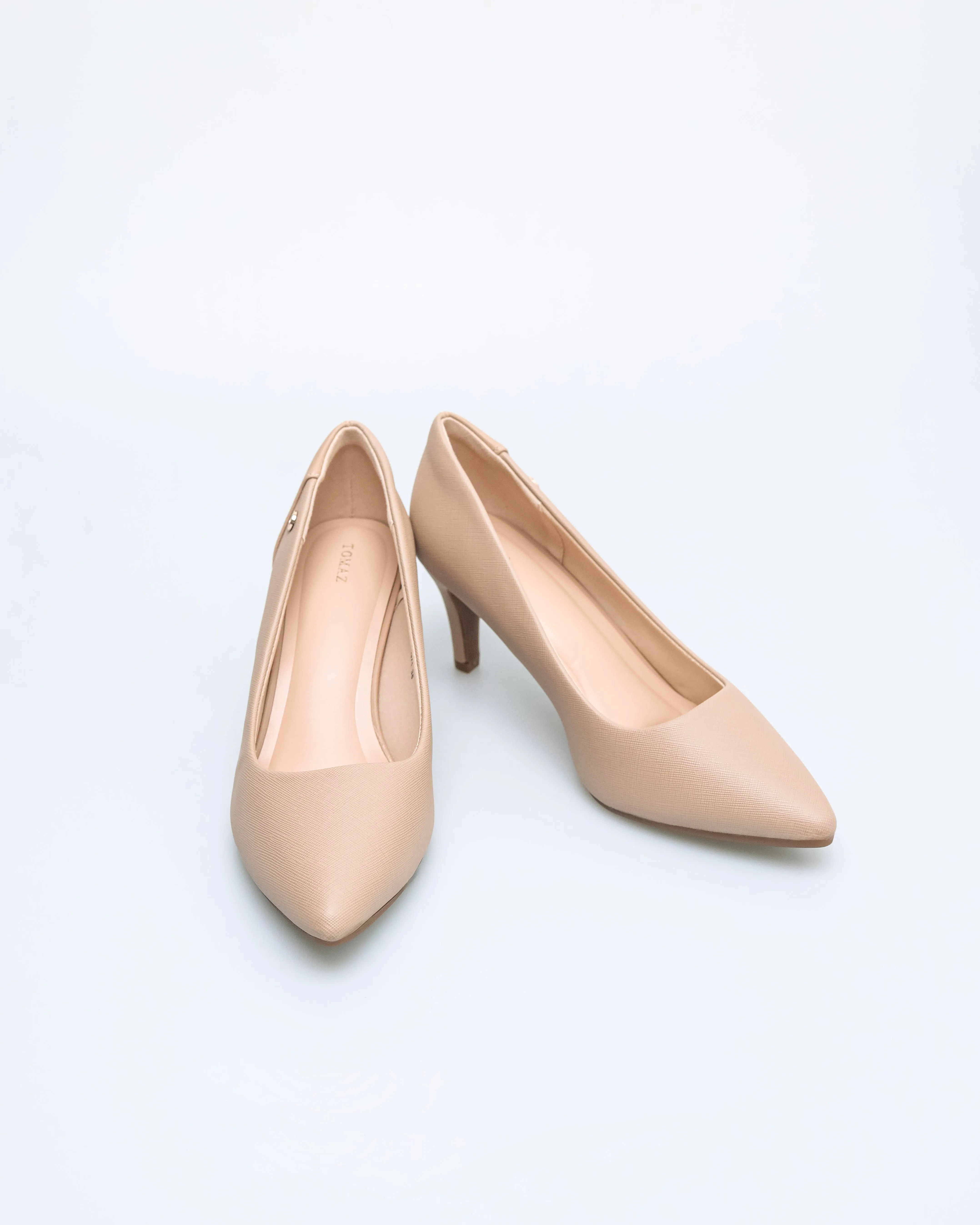 Tomaz NN371 Ladies Textured Pointy Heels
