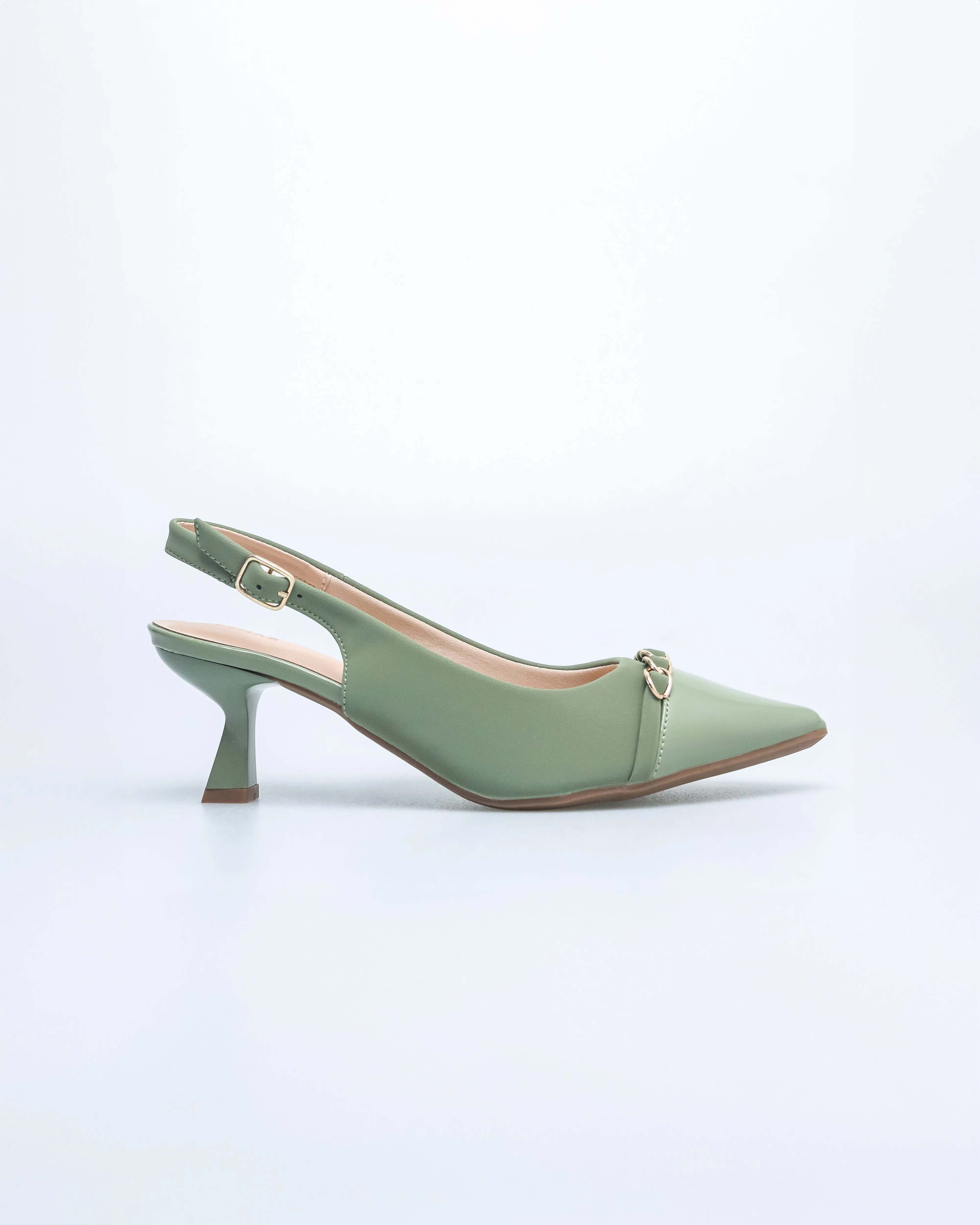 Tomaz NN386 Ladies Pointy Chain Heels