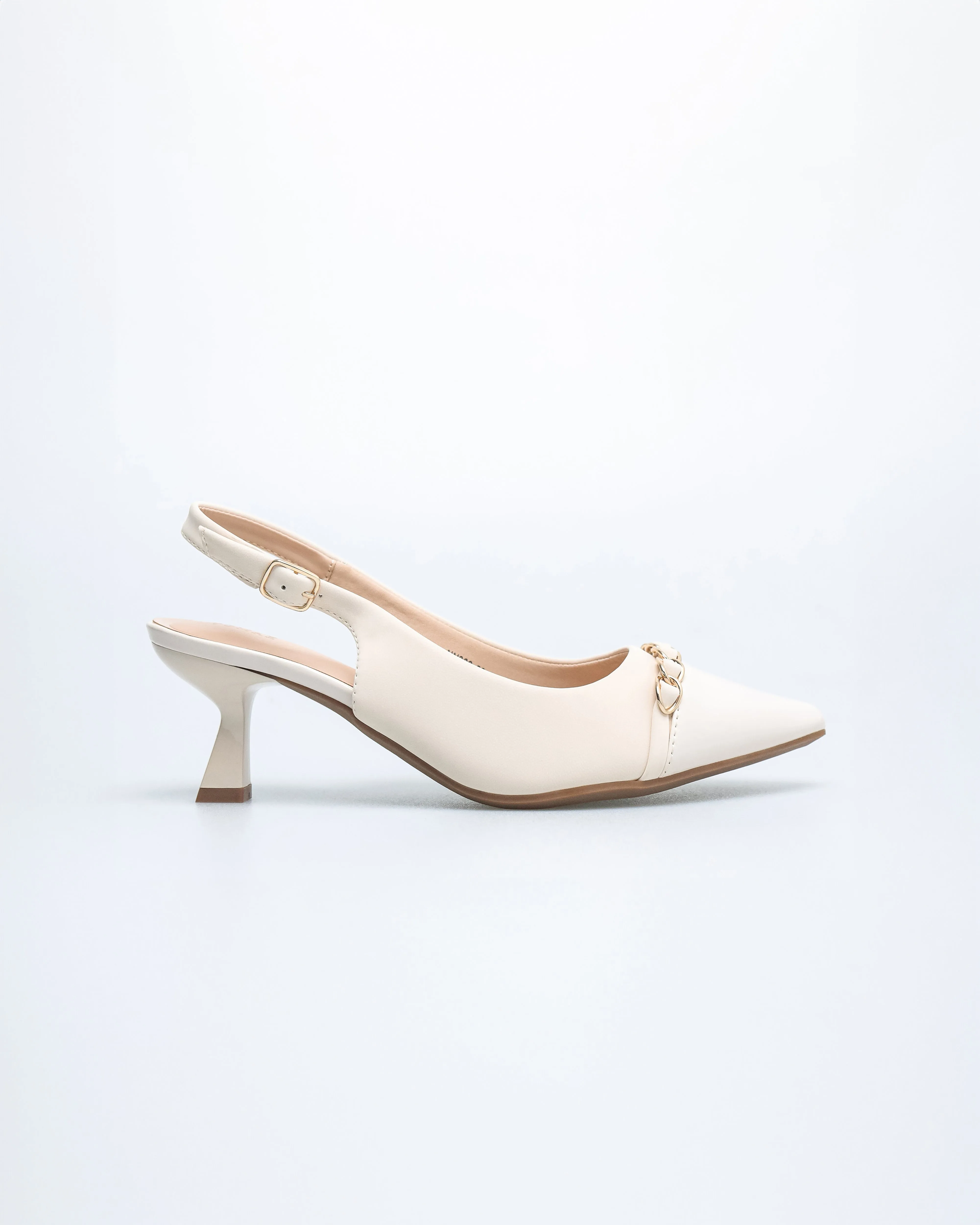 Tomaz NN386 Ladies Pointy Chain Heels