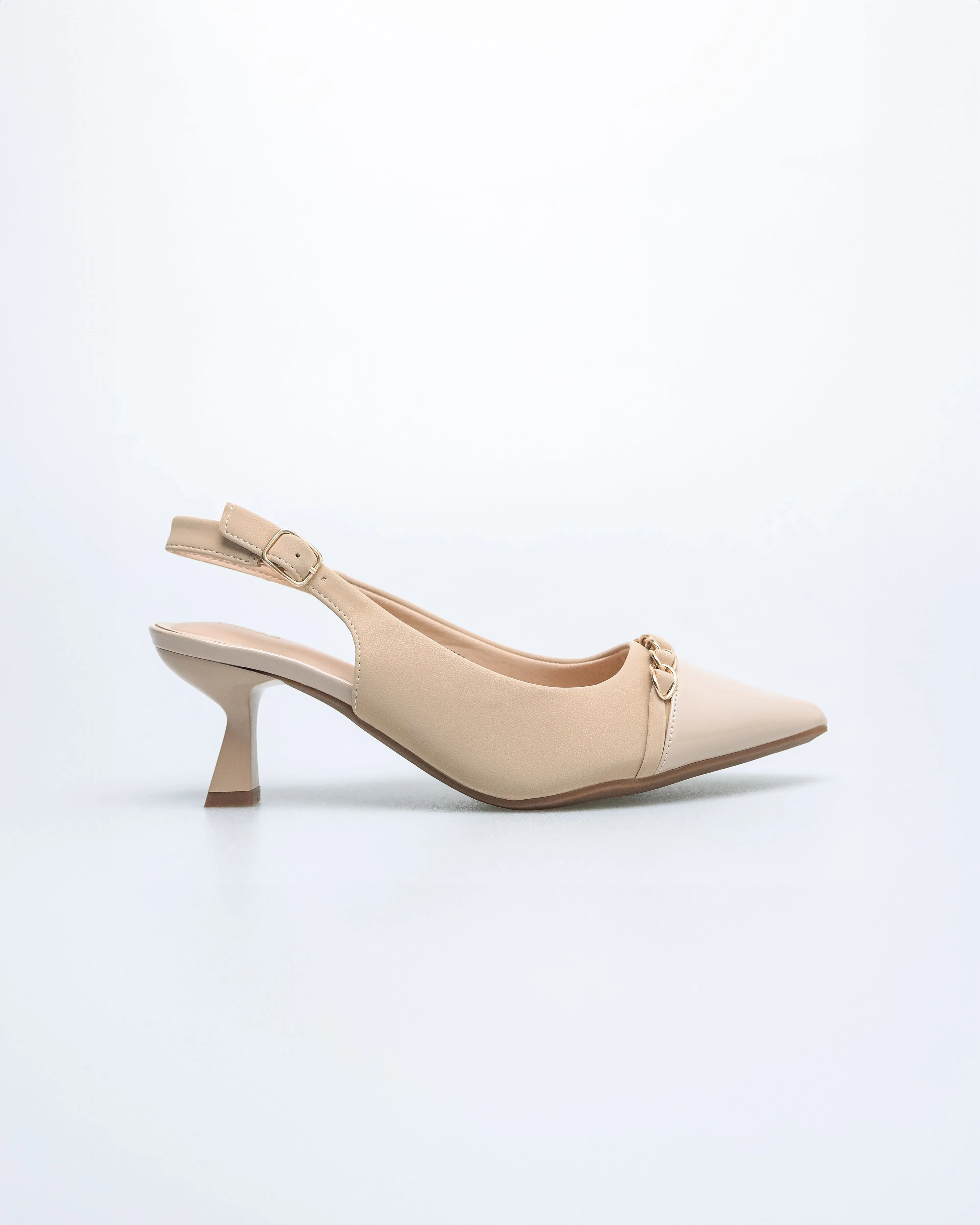 Tomaz NN386 Ladies Pointy Chain Heels