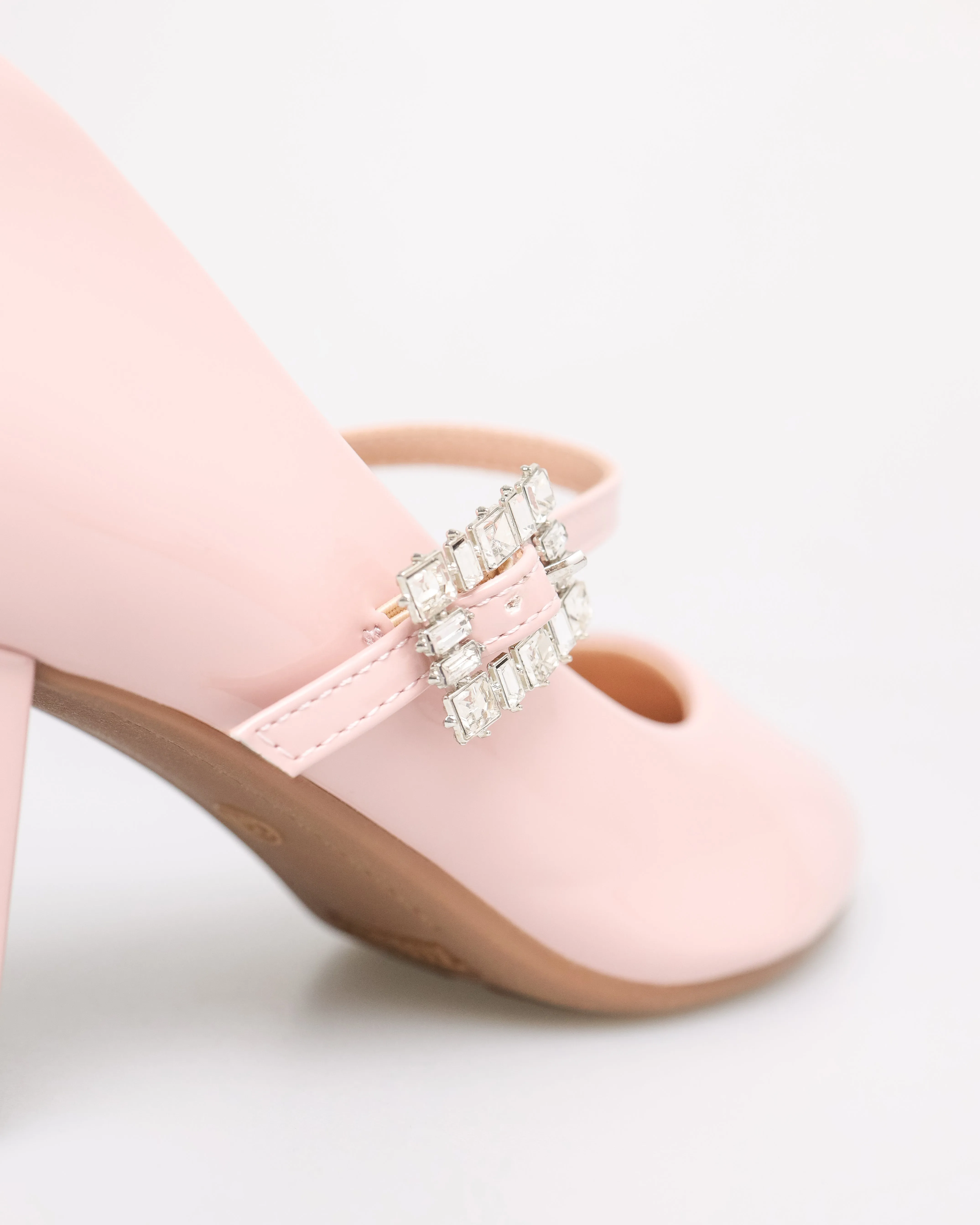Tomaz NN442 Ladies Ballerina Crystal Buckle Heels