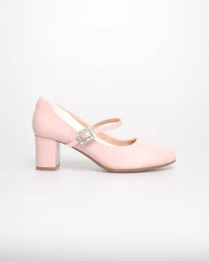 Tomaz NN442 Ladies Ballerina Crystal Buckle Heels