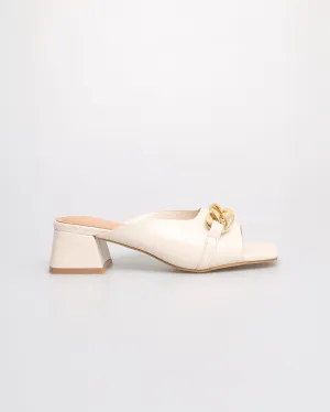Tomaz YX179 Ladies Gold Buckle Heels