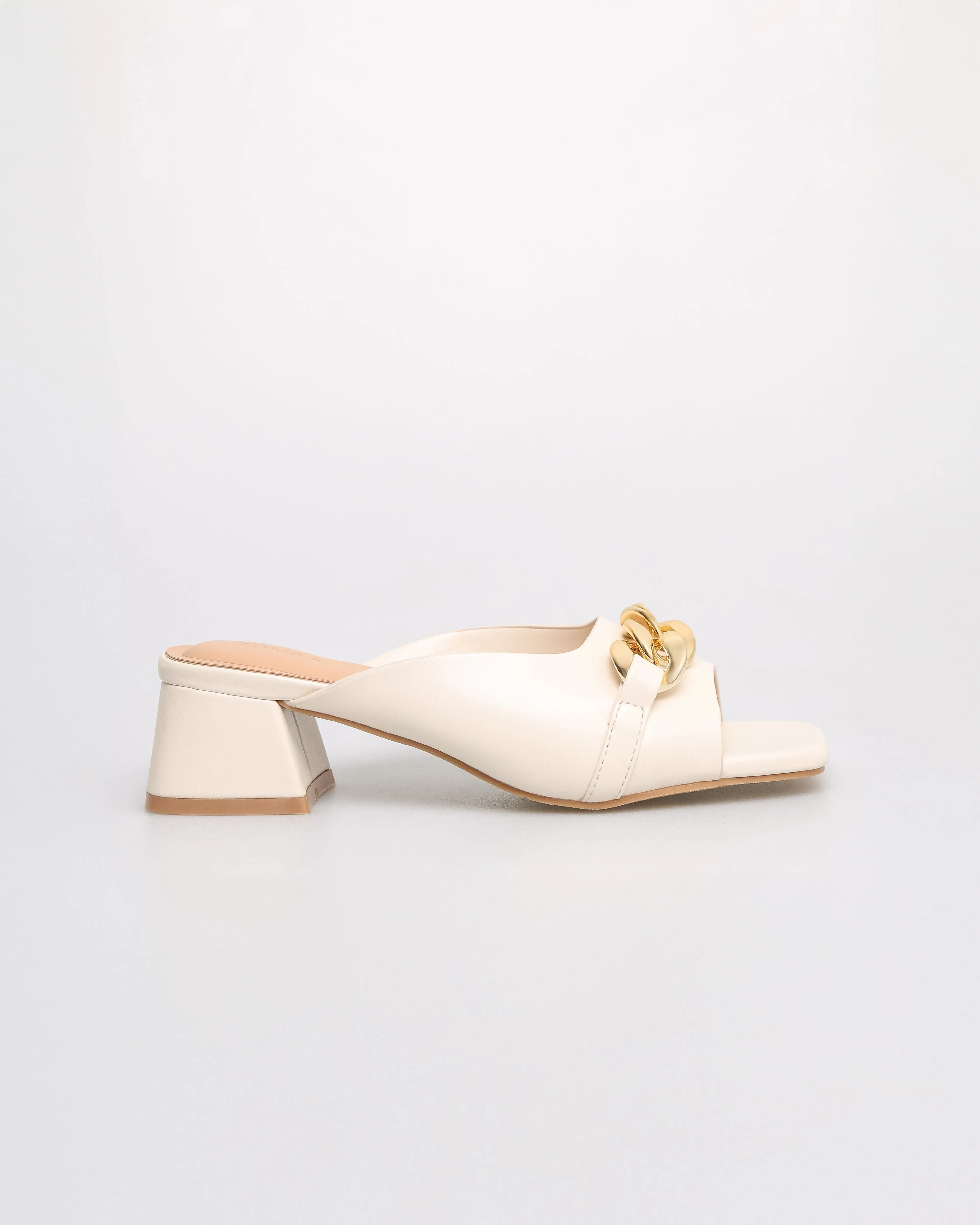 Tomaz YX179 Ladies Gold Buckle Heels