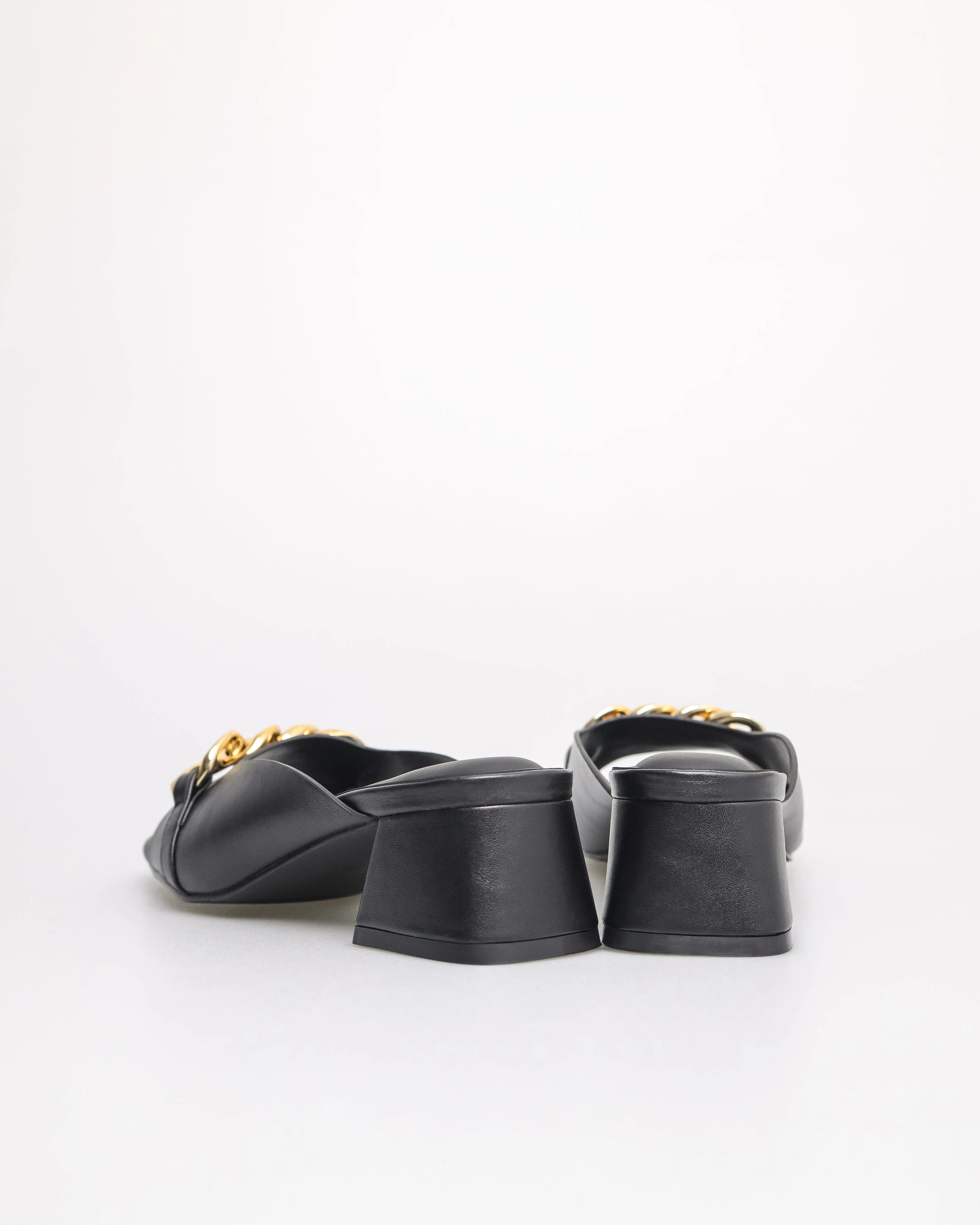 Tomaz YX179 Ladies Gold Buckle Heels