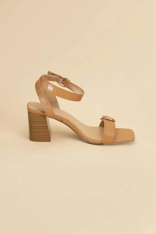 TREATY-S Buckle Sandal Heel