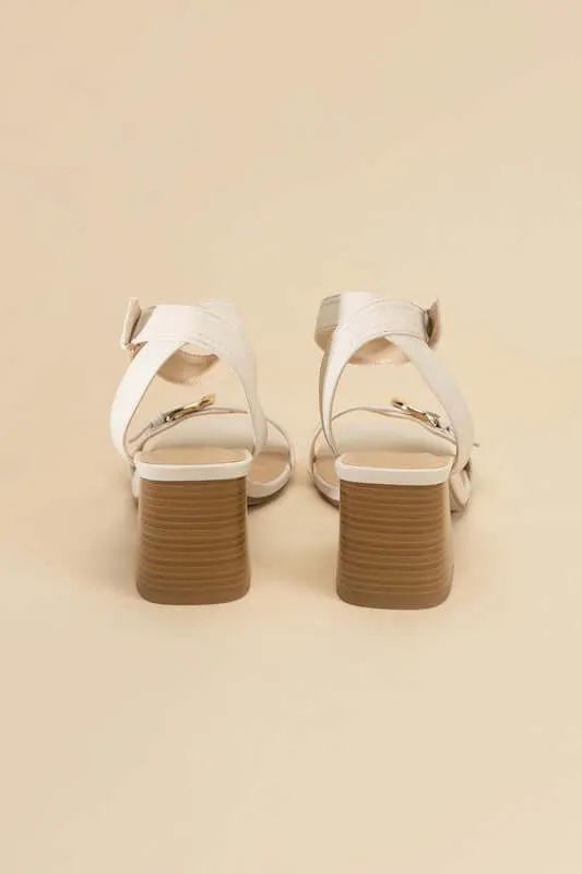 TREATY-S Buckle Sandal Heel