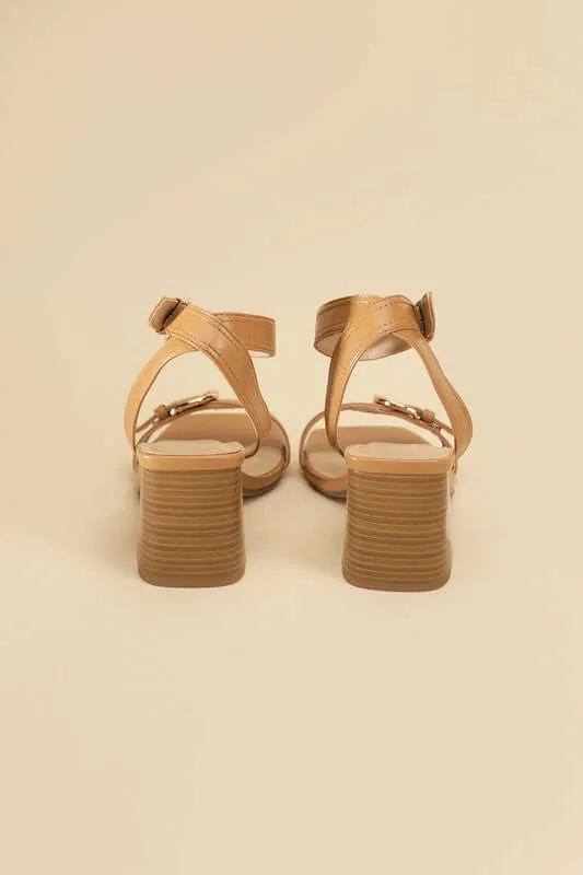 TREATY-S Buckle Sandal Heel