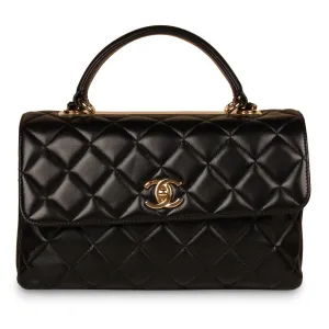 Trendy CC Flap Bag - Medium Black