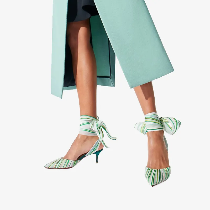 Urban Style Sandal with Satin Strap