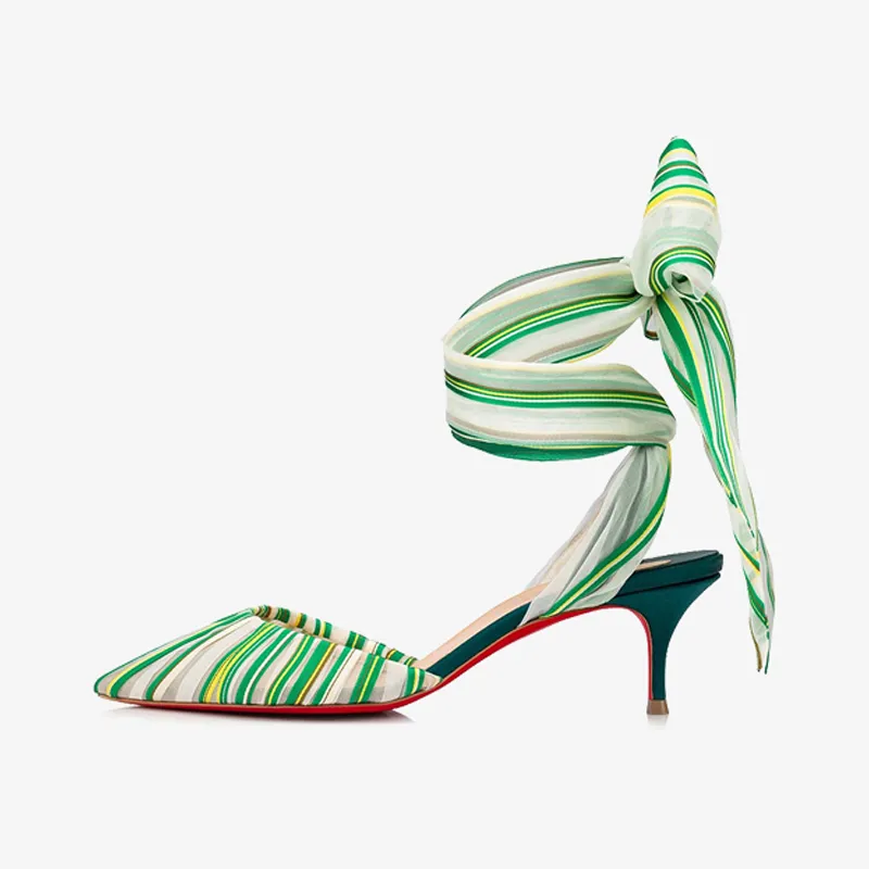 Urban Style Sandal with Satin Strap