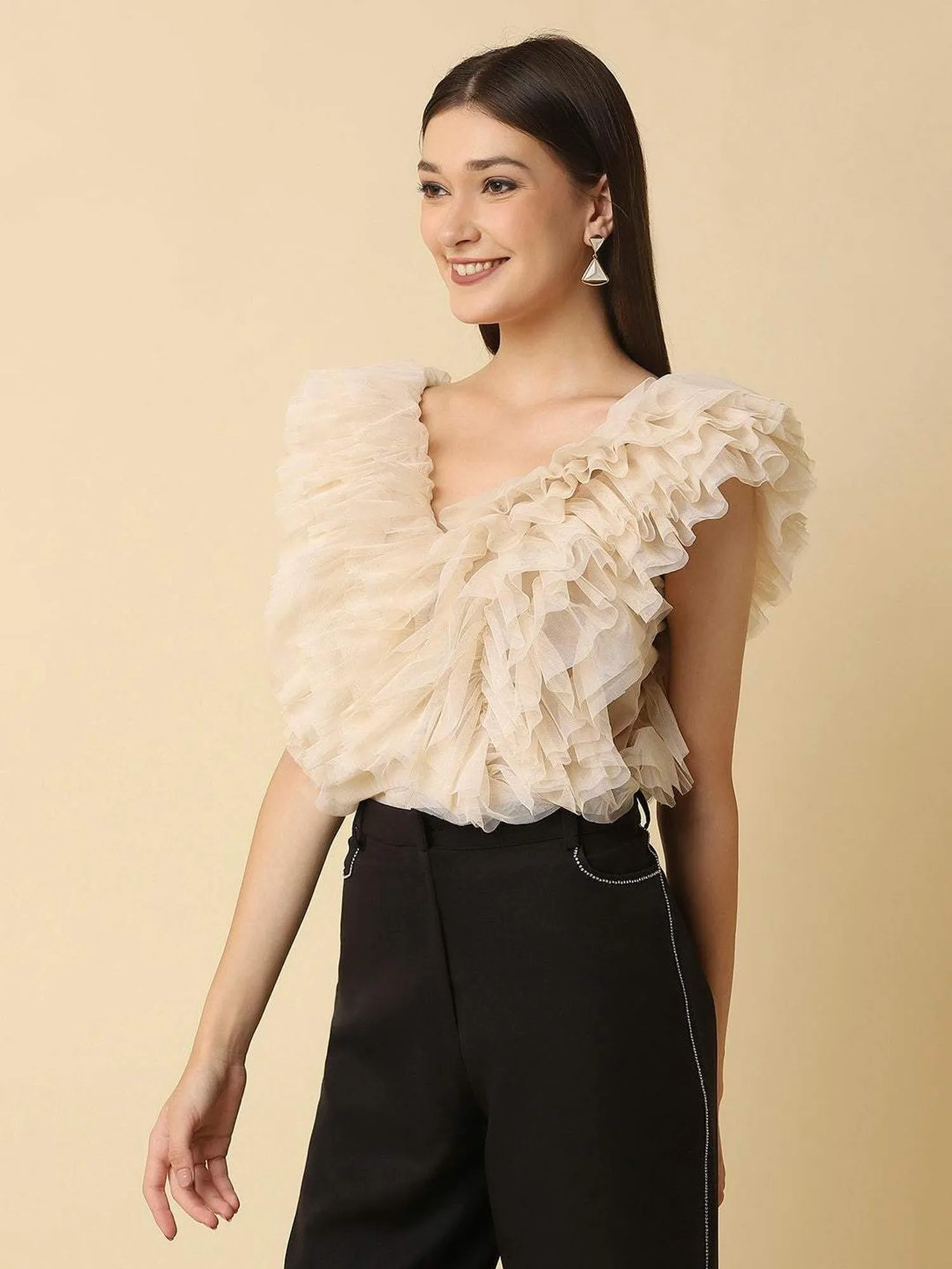 Vacay Multi Layer Ruffle Bodysuit
