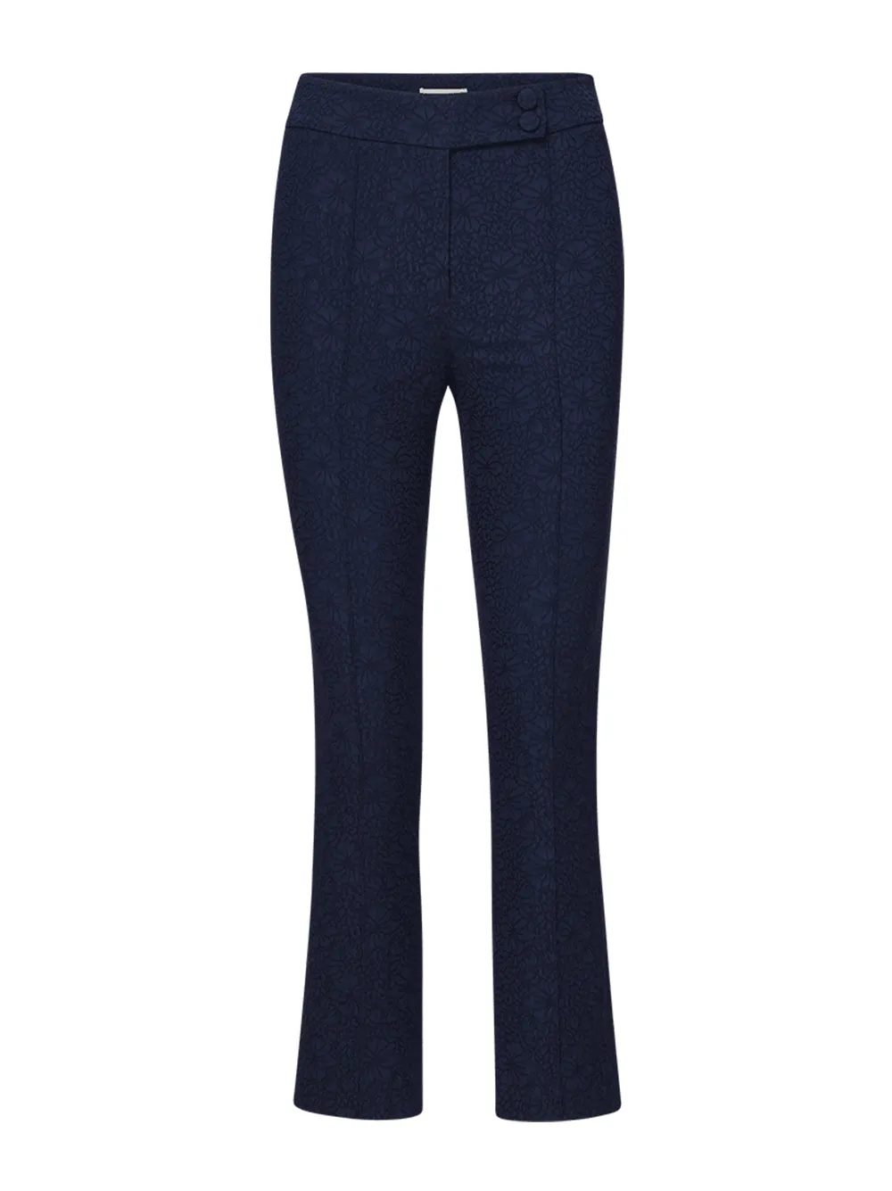 Veronica Beard Dell Jacquard Pant in Navy