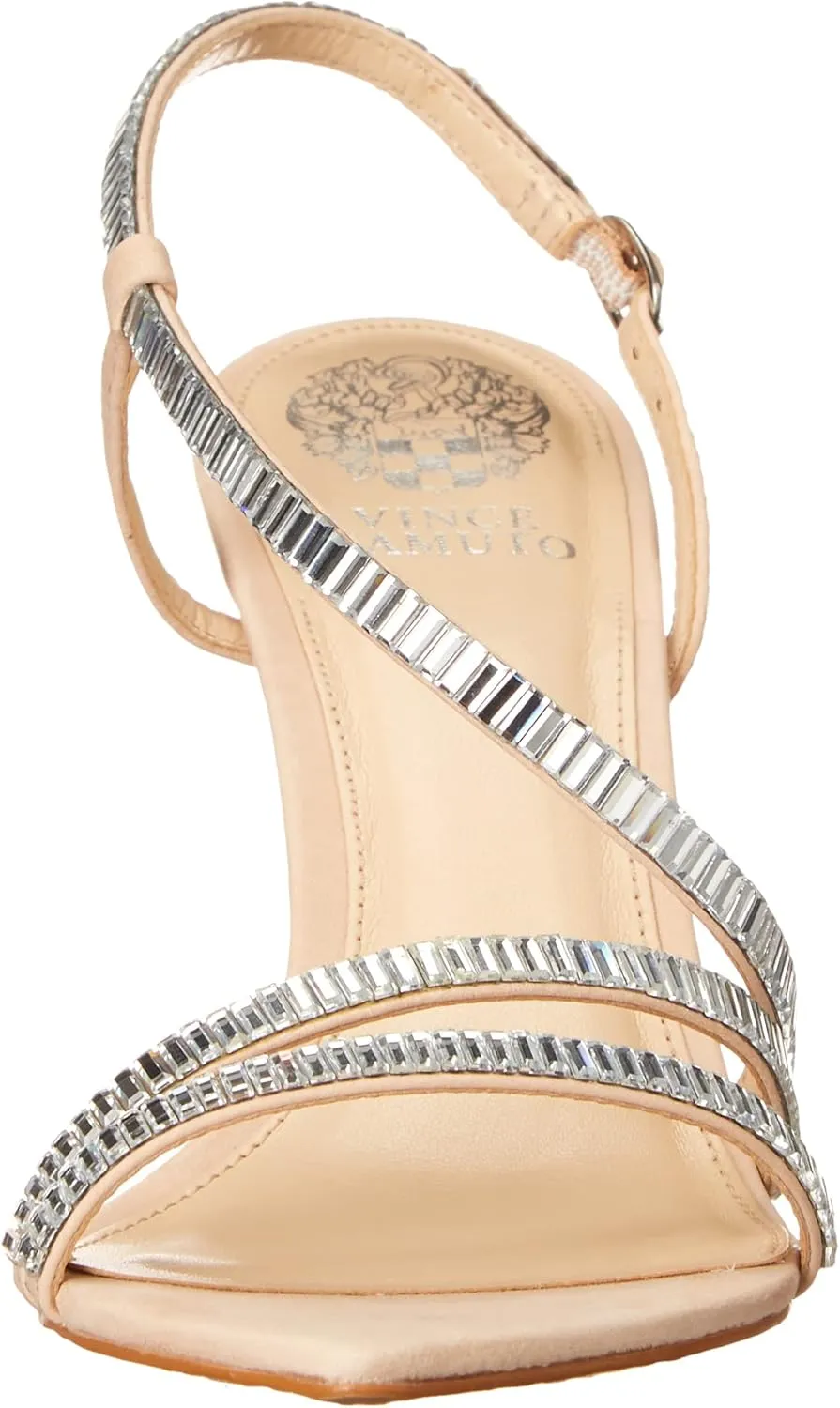 Vince Camuto Women's Footwear Antinie Crystal Strap High Heel Heeled Sandal