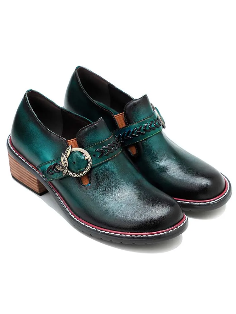 Vintage Handmade Leather Fashion Shoes