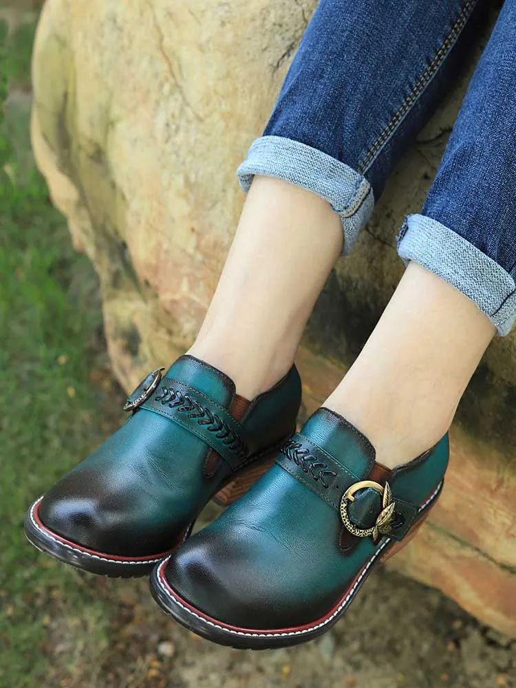 Vintage Handmade Leather Fashion Shoes